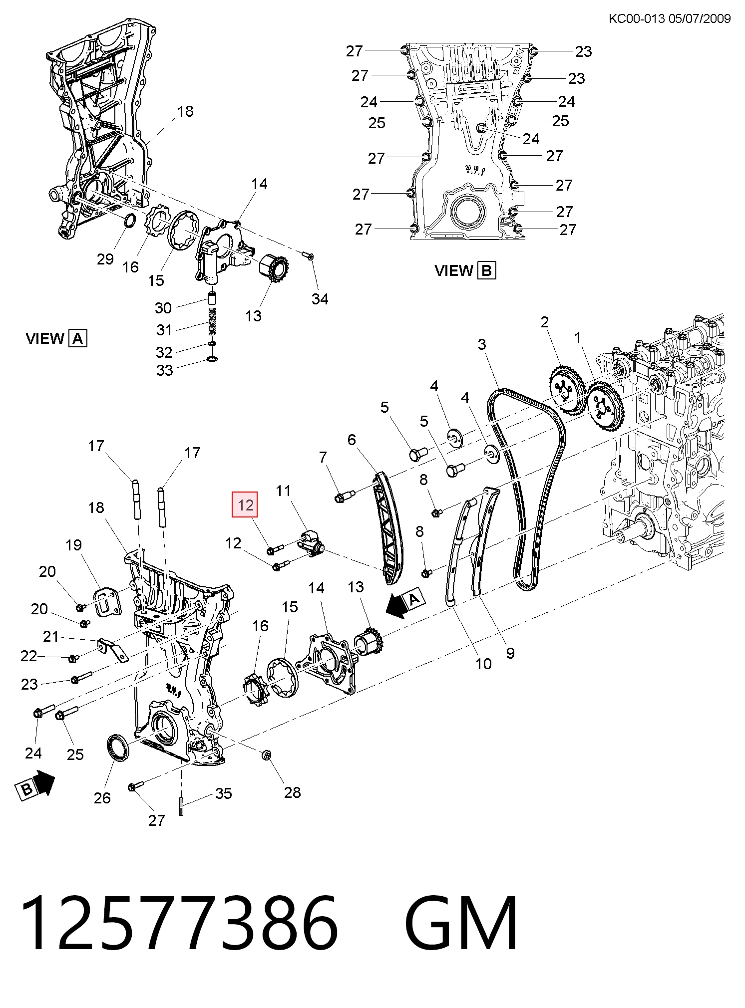 Купити BGATC0255FK BGA Комплект ланцюга ГРМ