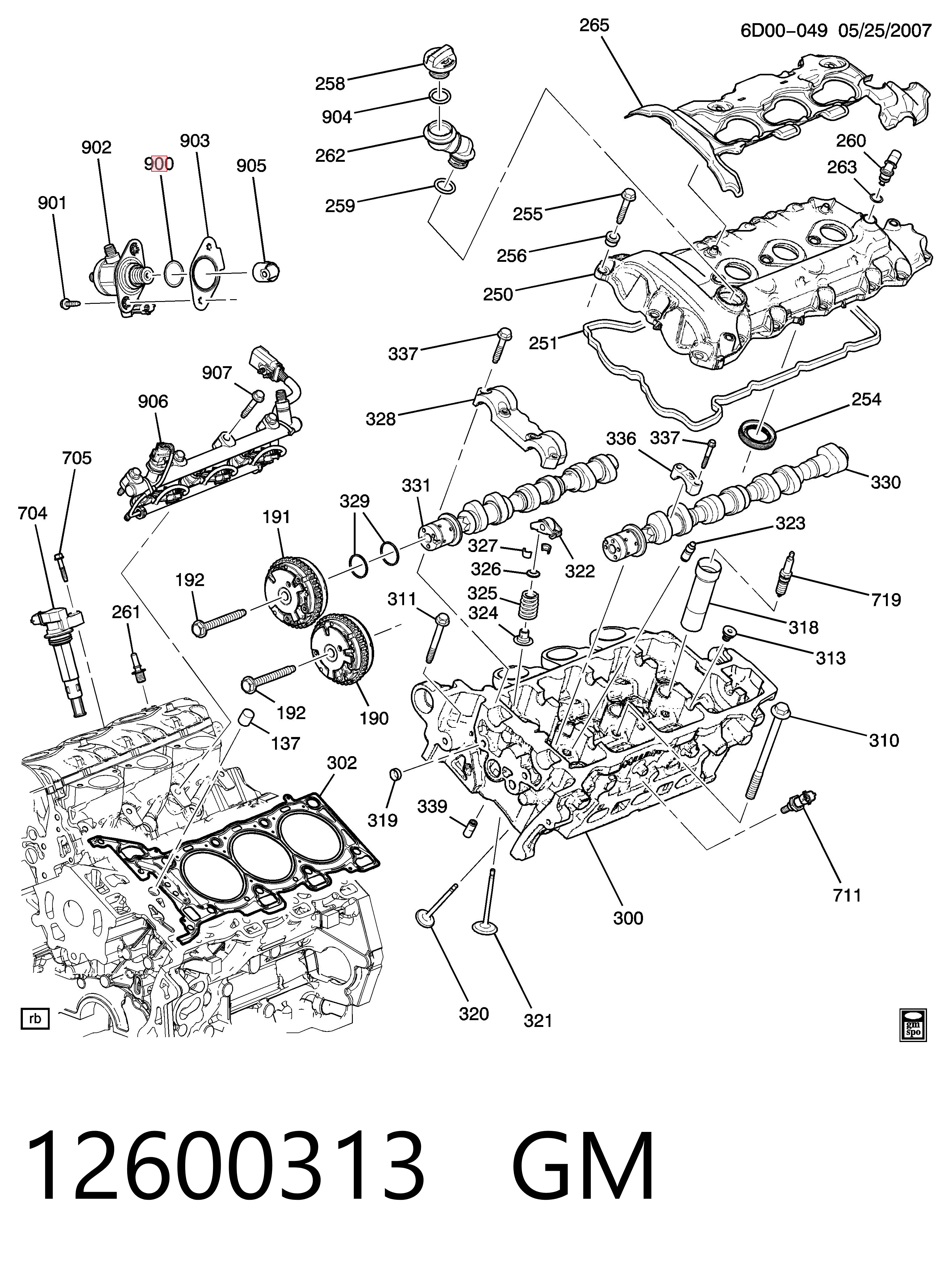 2S7G9E583AA Ford Прокладка кришки горловини, маслозаливної