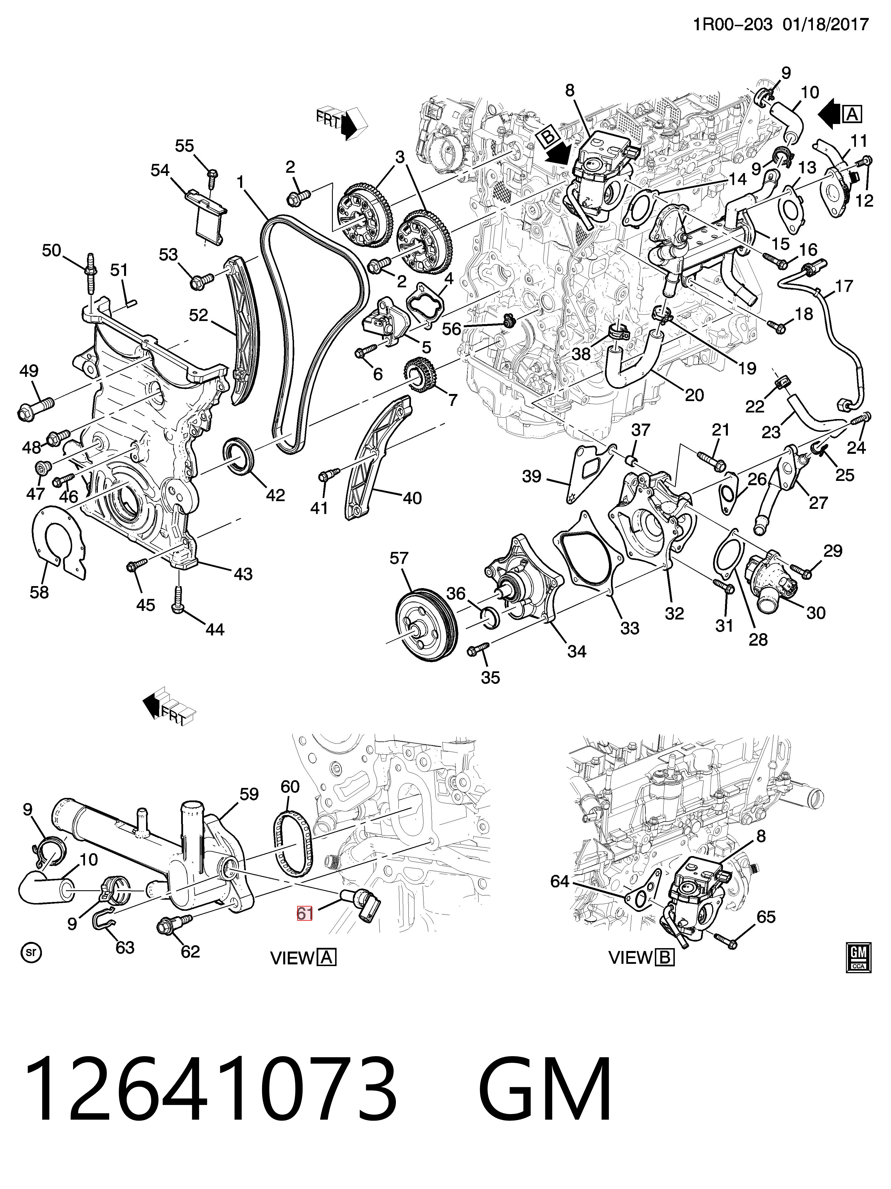 12641073 General Motors Покажчик температури охолоджуючої рідини