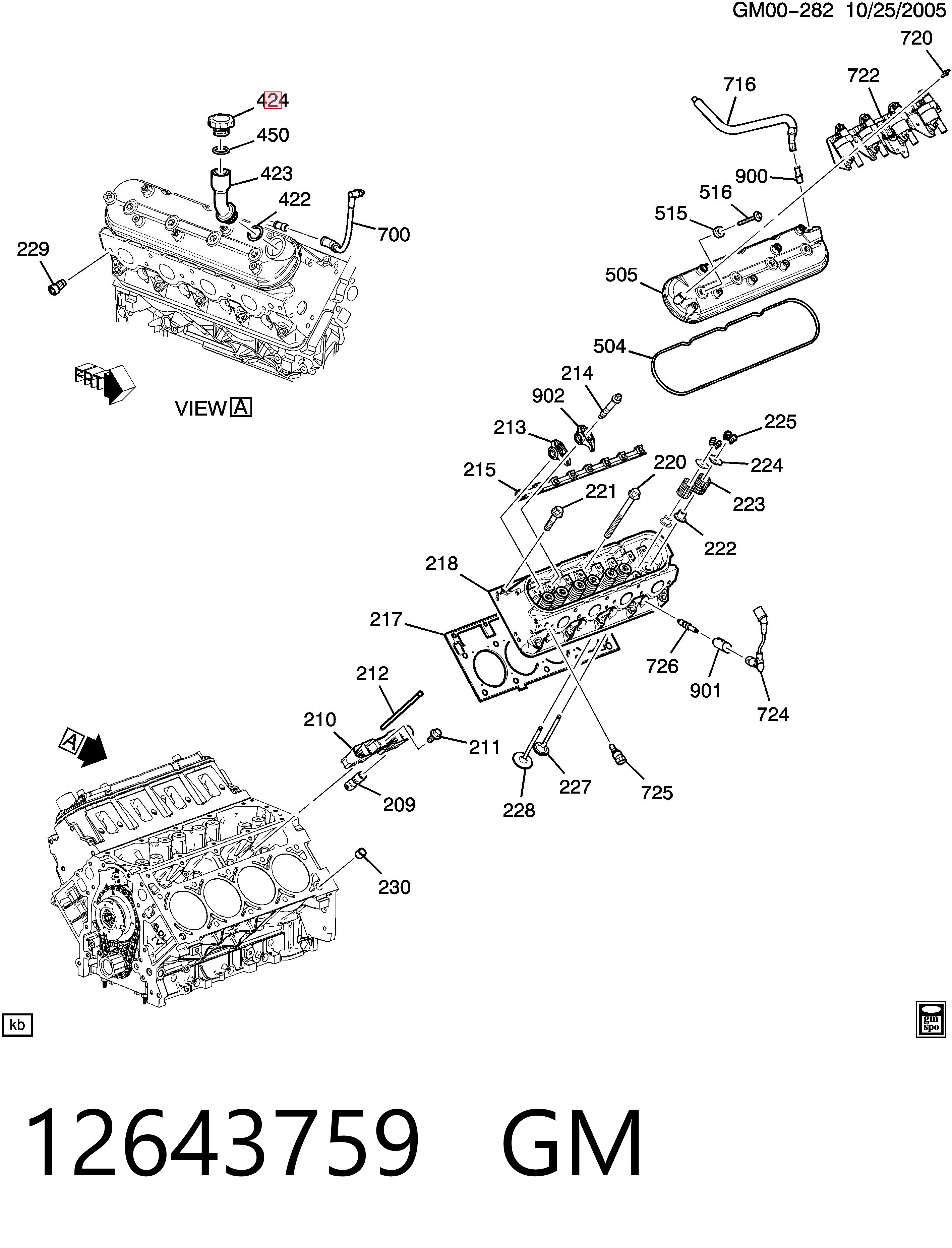 24454629 Peugeot/Citroen Кришка маслозаливной горловини