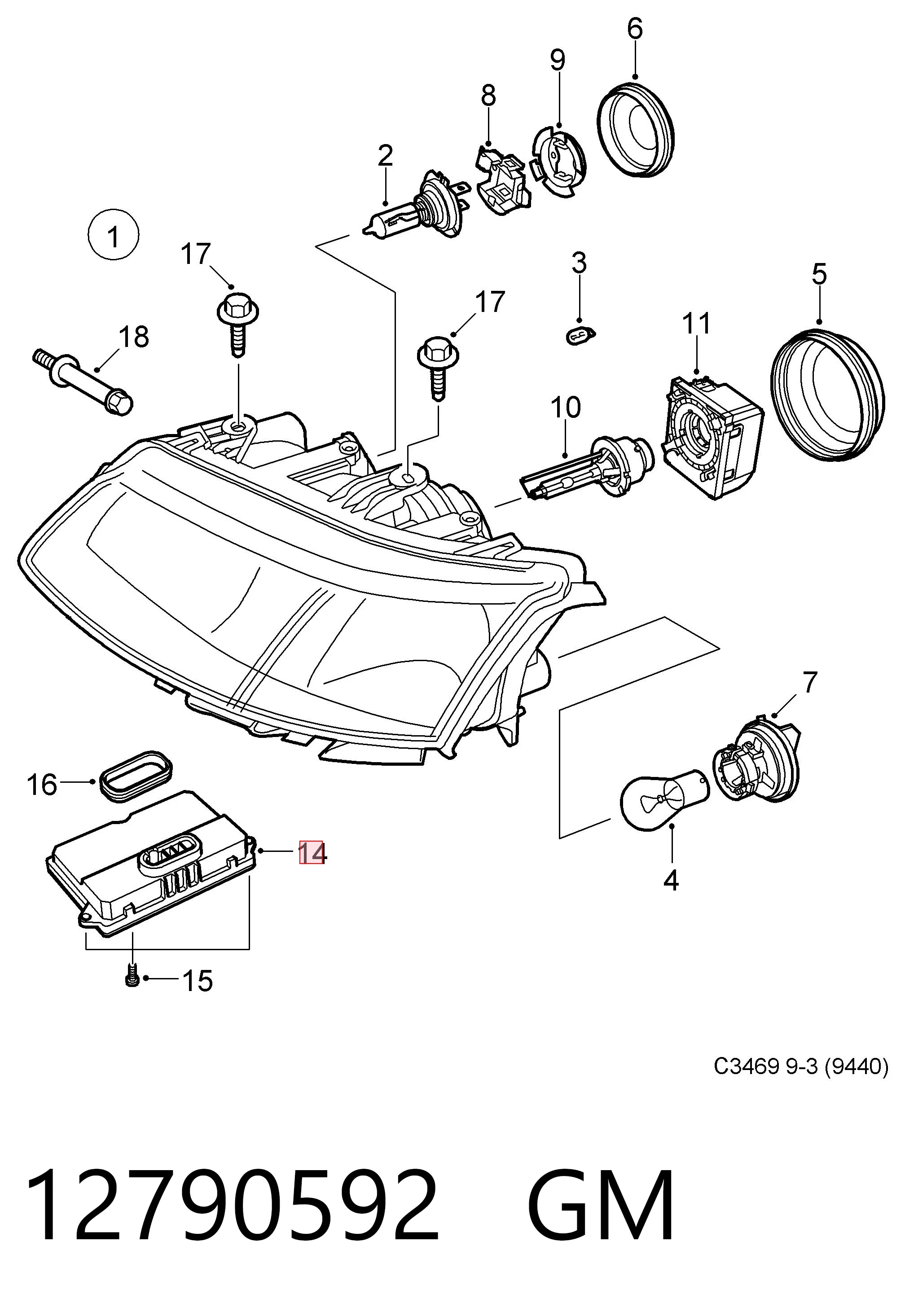 Блок розпалювання, ксенон 28474JD00B Nissan/Infiniti