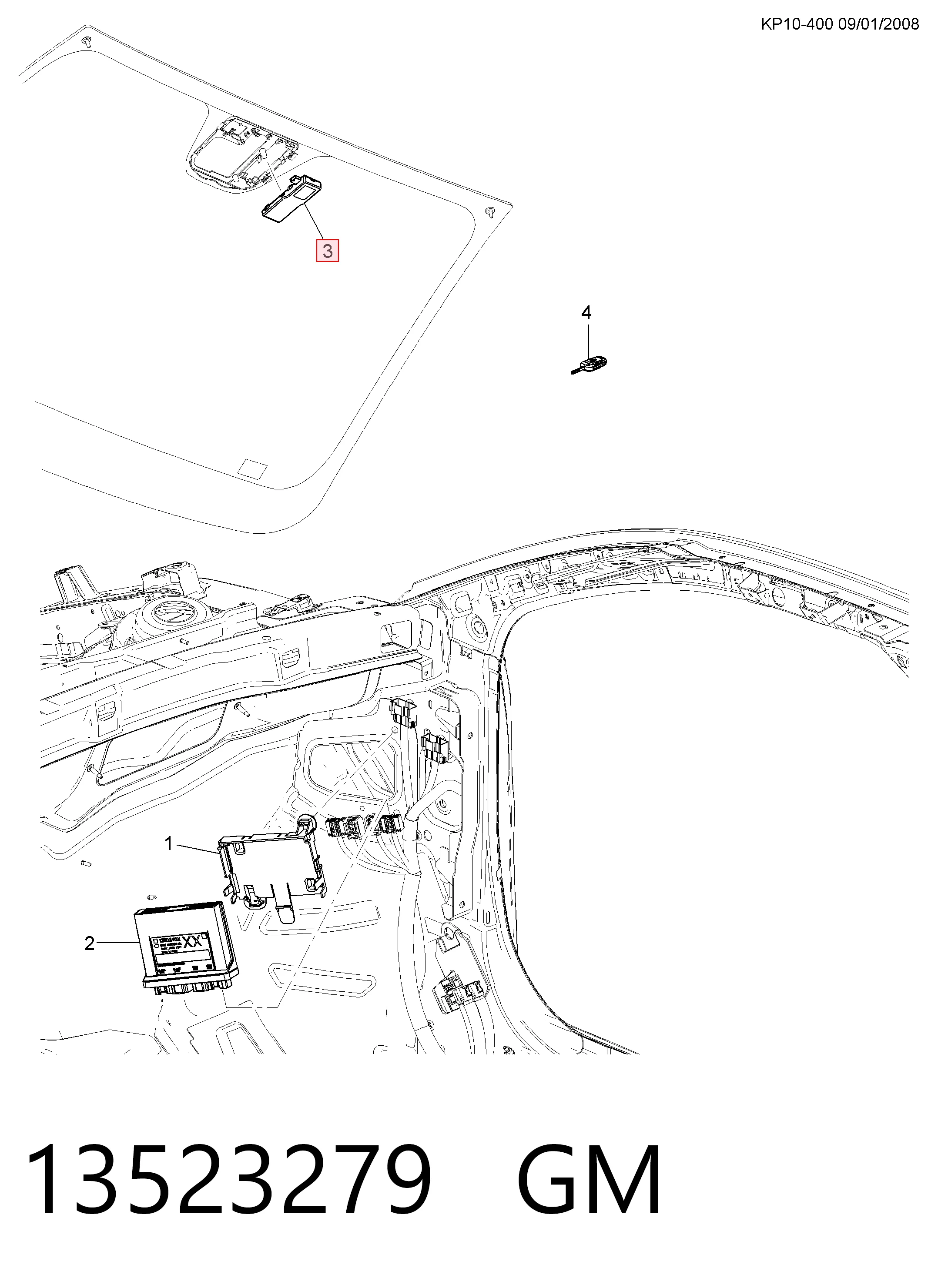 Купити F00HJ00487 Bosch Блок керування центральним замком