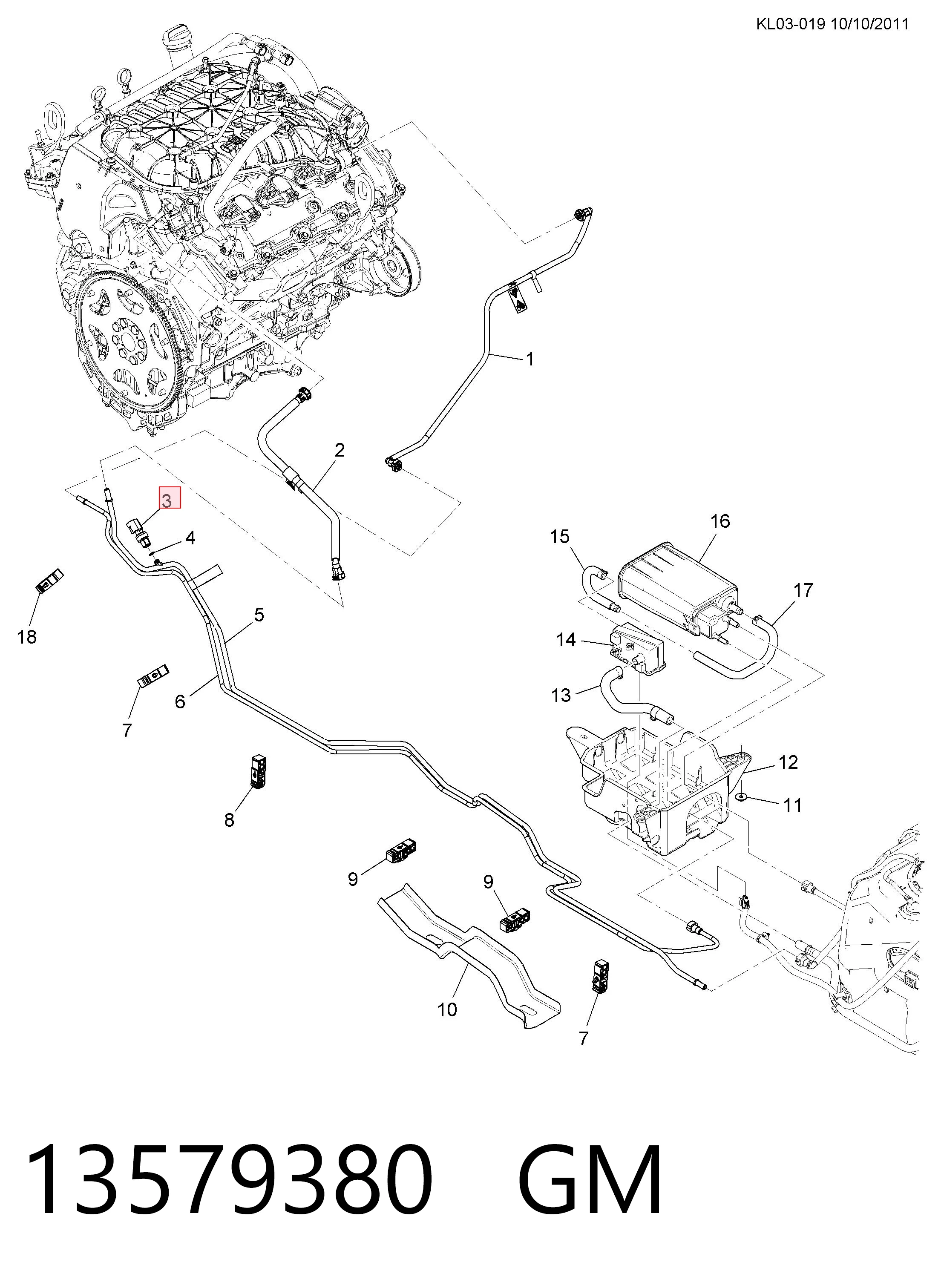 13579380 General Motors Манометри