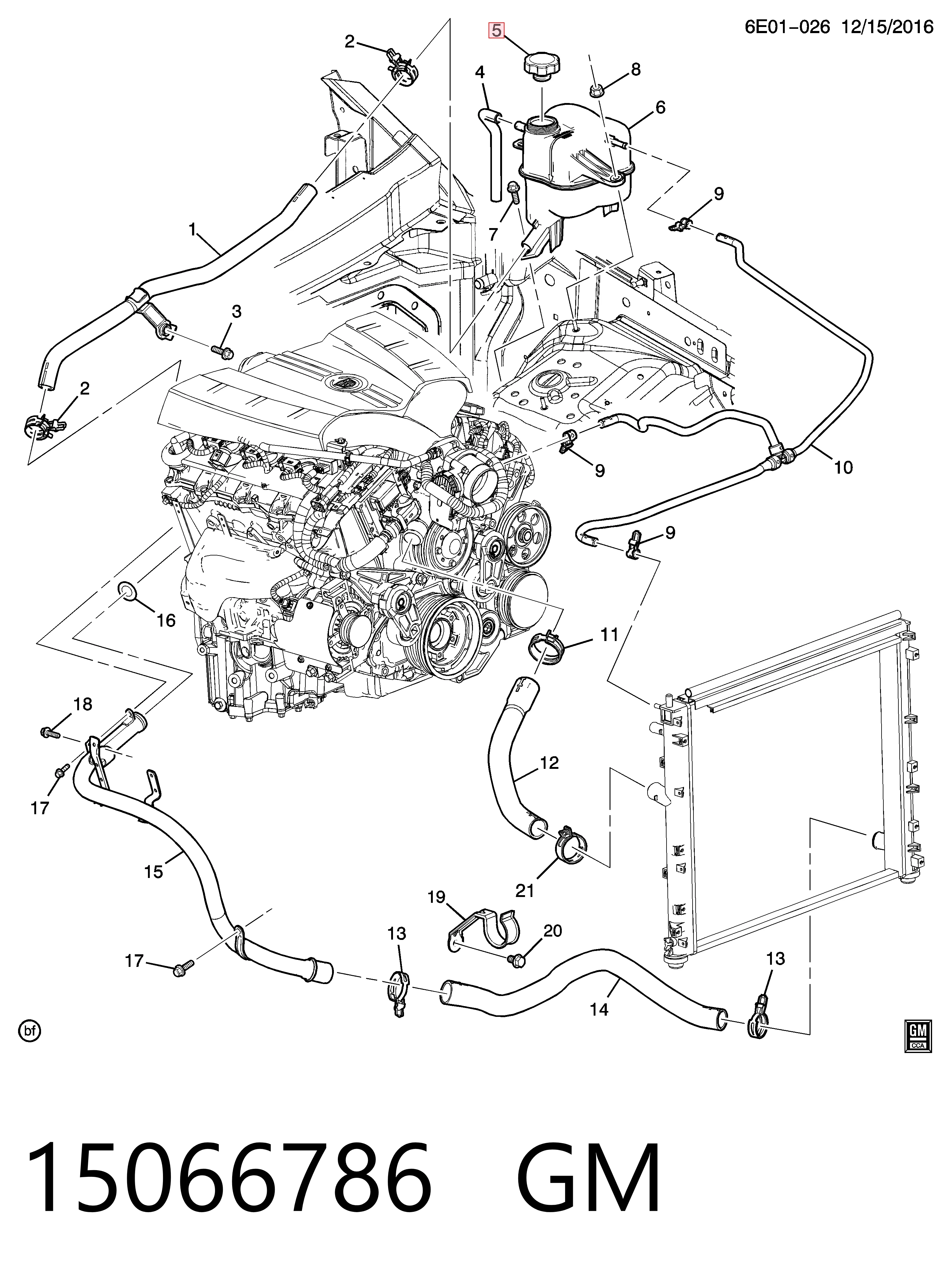 Купити 4810252 Opel Кришка розширювального бачка