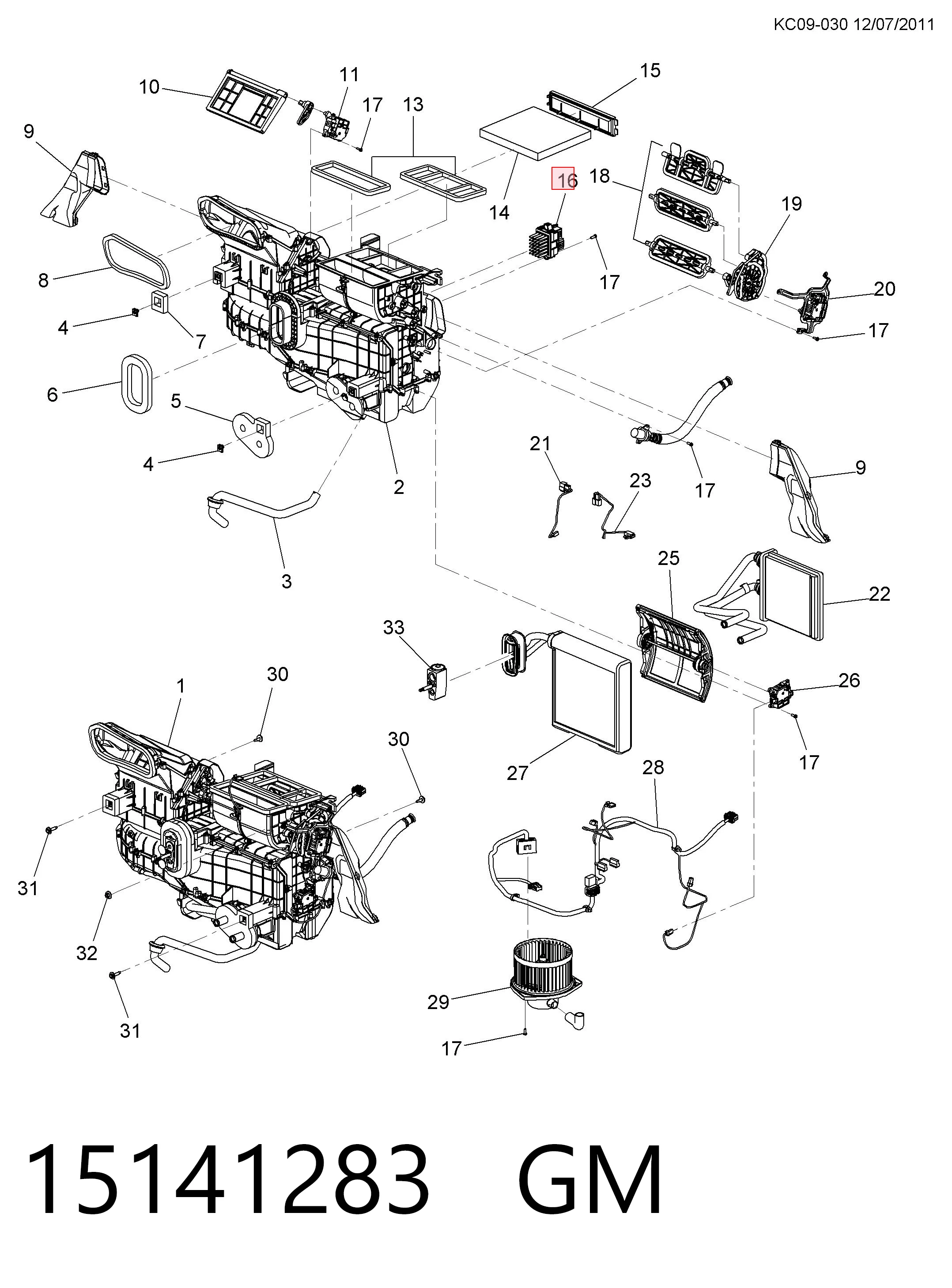 15141283 General Motors Регулятор оборотів пічки