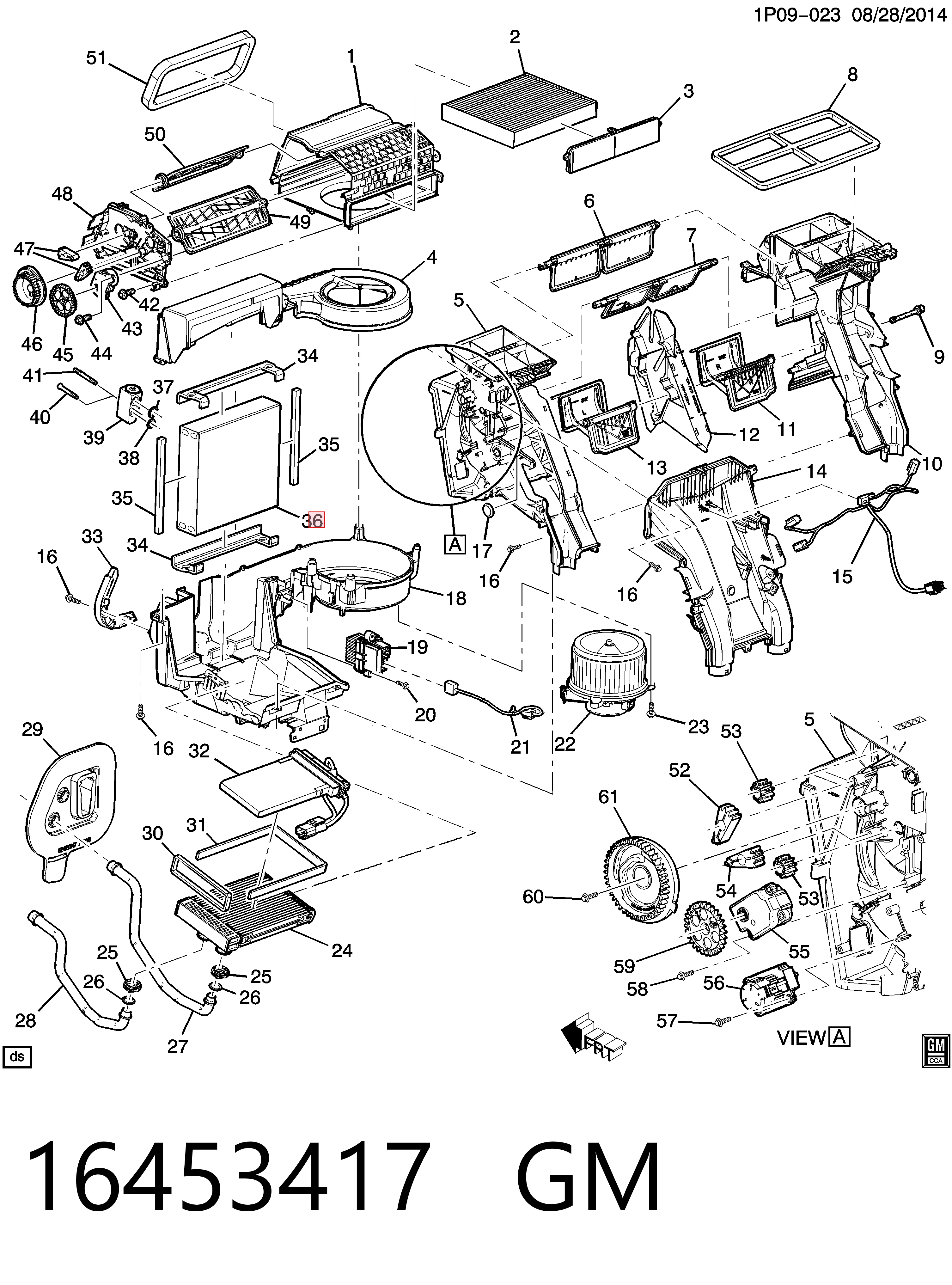 Випаровувач кондиціонера Opel 39060902 ціна, від 15.75 USD