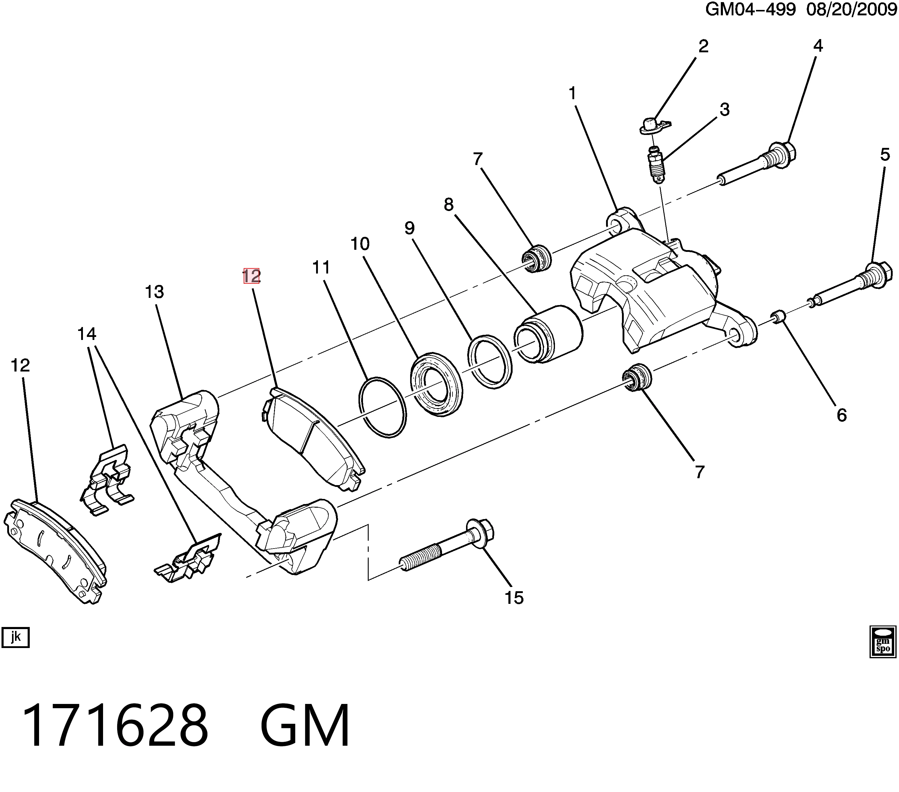 Купити S701351 Polcar Задні колодки