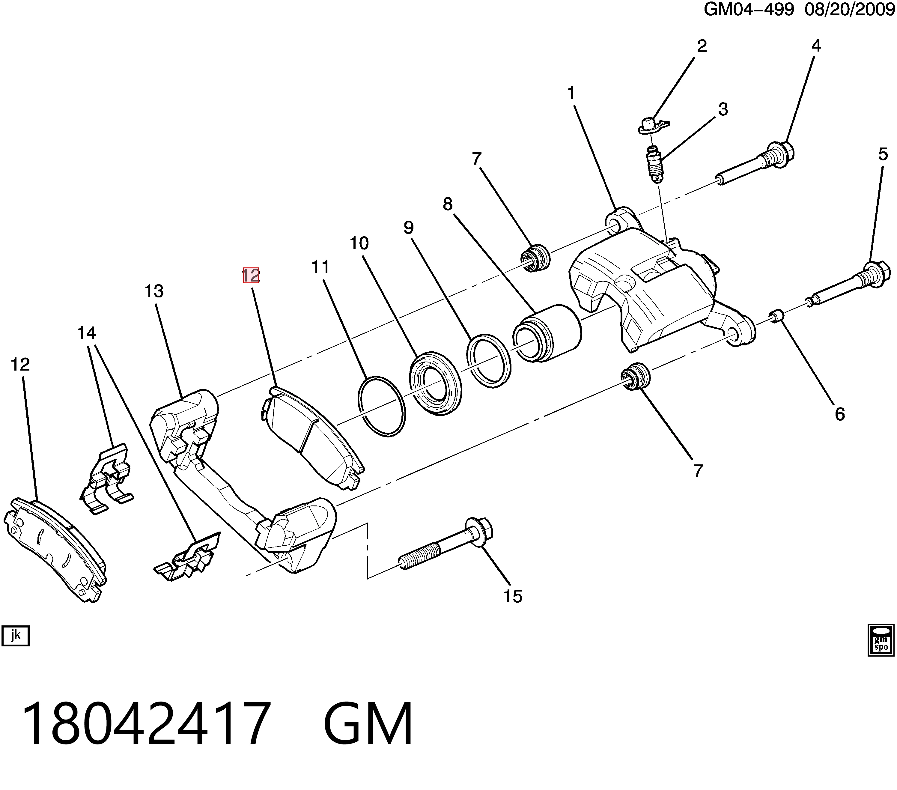 Купити S701351 Polcar Задні колодки