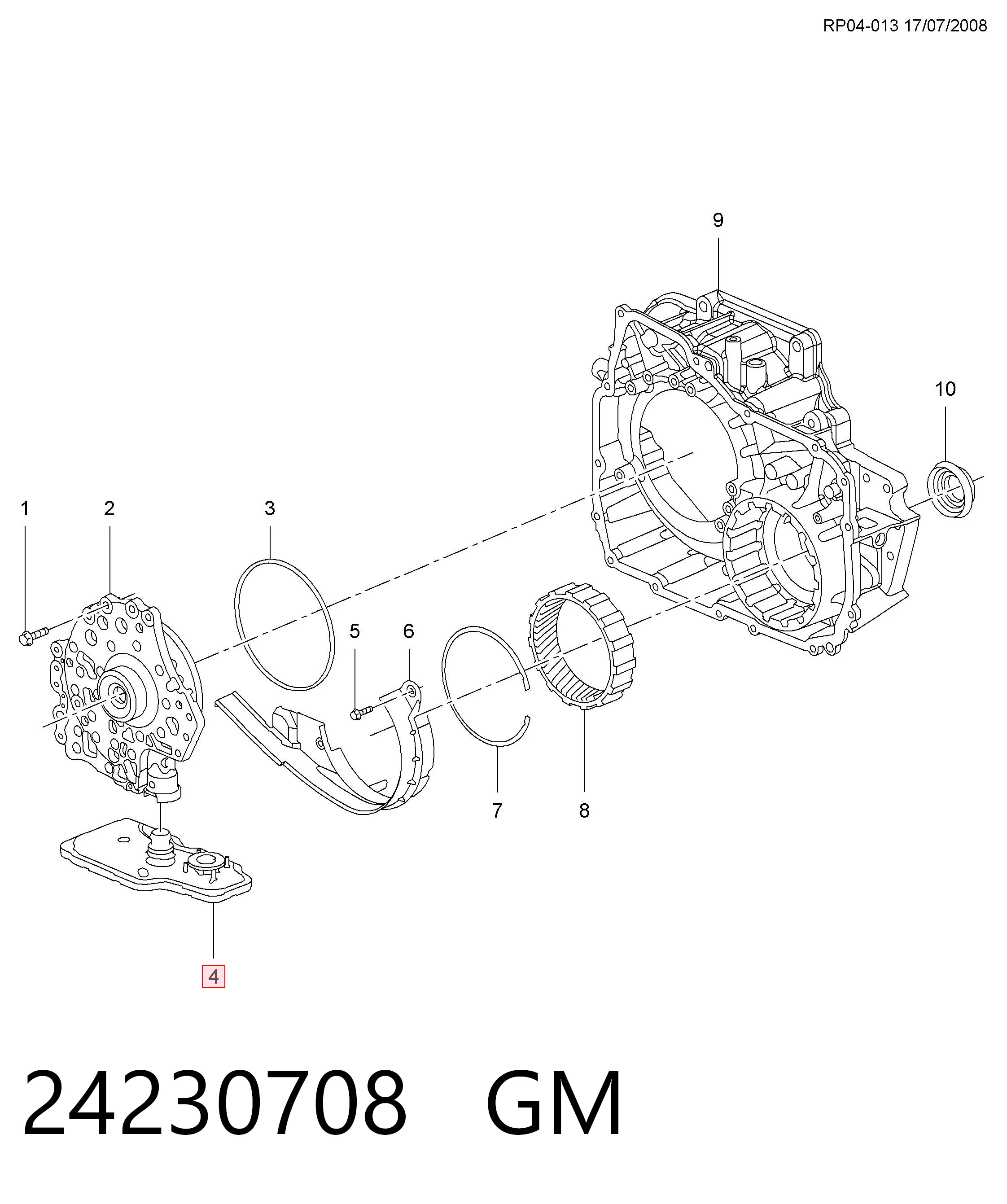 24230708 General Motors Масло в коробку автомат