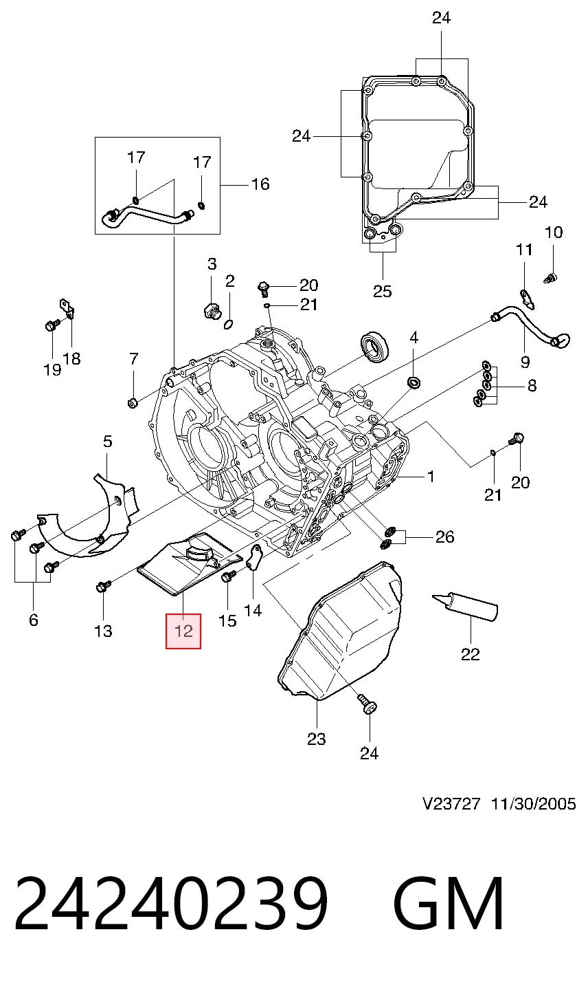 Фільтр АКПП V401096 Vemo