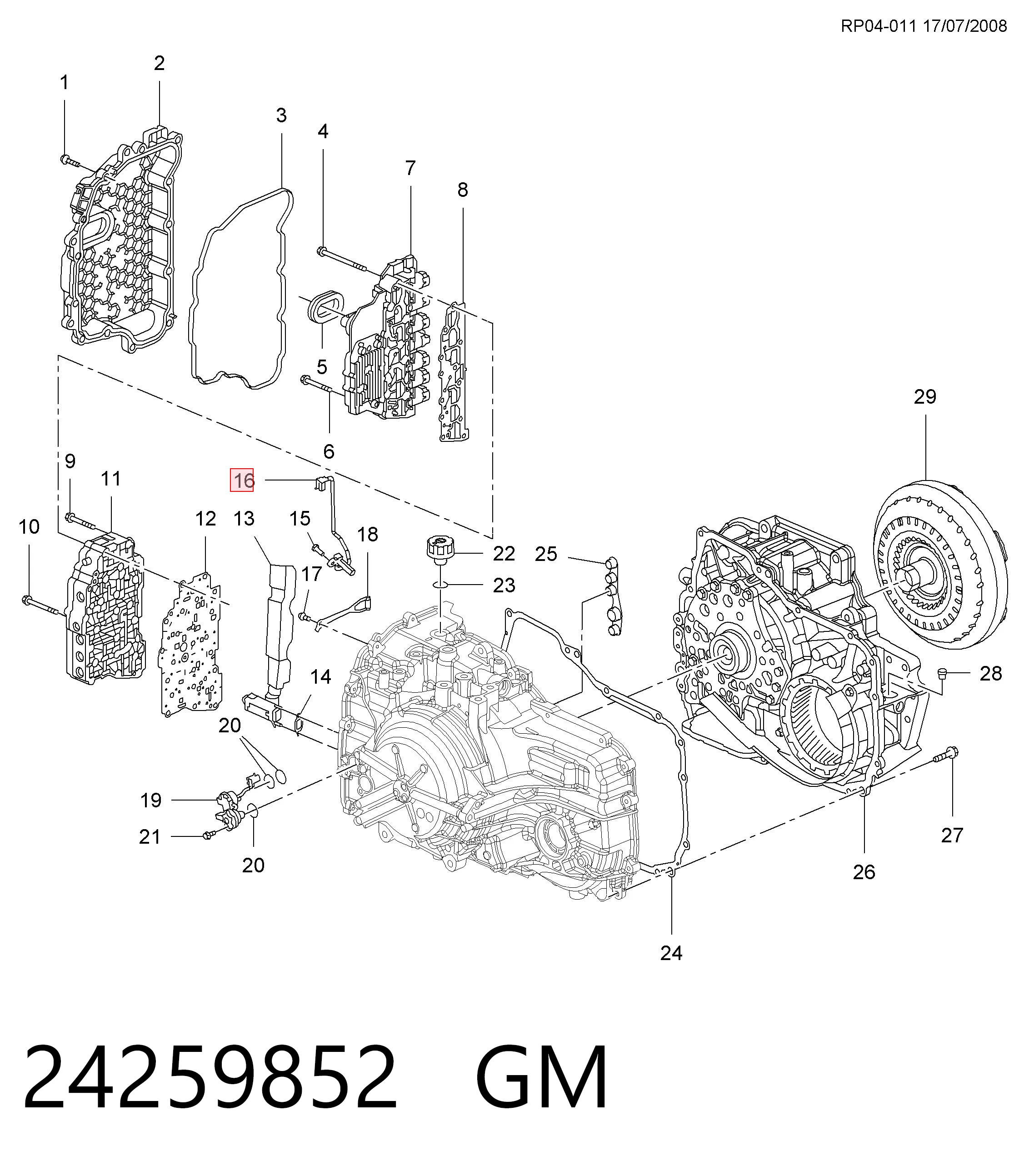 24259852 General Motors Датчик швидкості спідометра