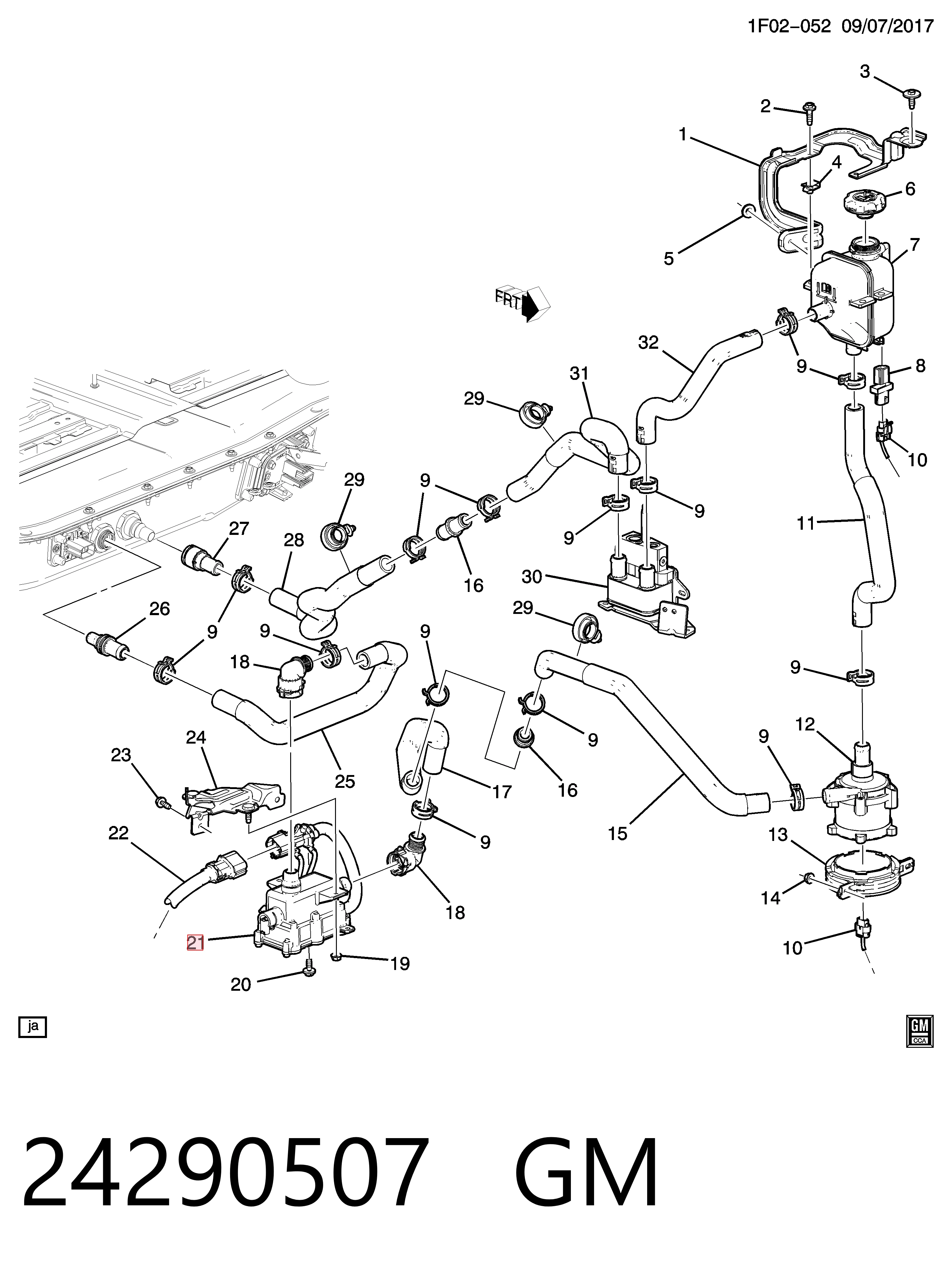 Купити 24295887 Peugeot/Citroen Електропідігрівач охолоджуючої рідини
