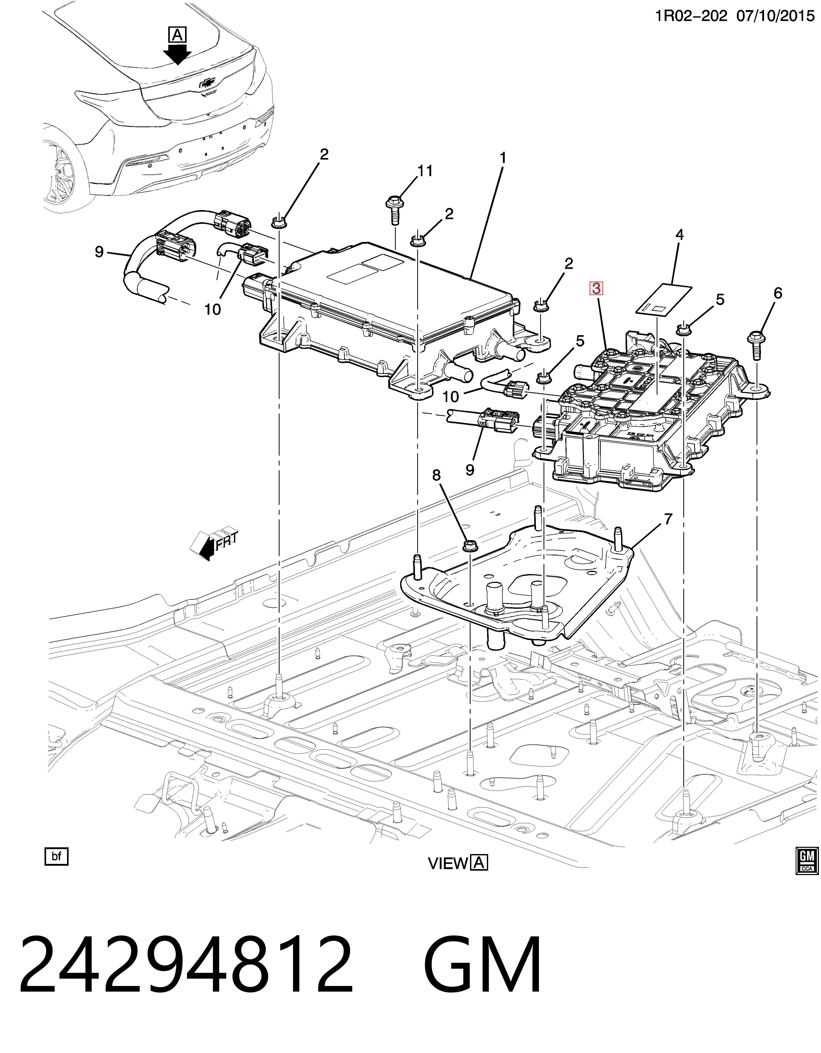 Інвентор струму Opel 24296765