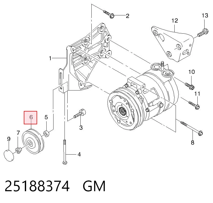 Натяжний ролик Parts-Mall PSCC014 ціна, від 10.65 USD