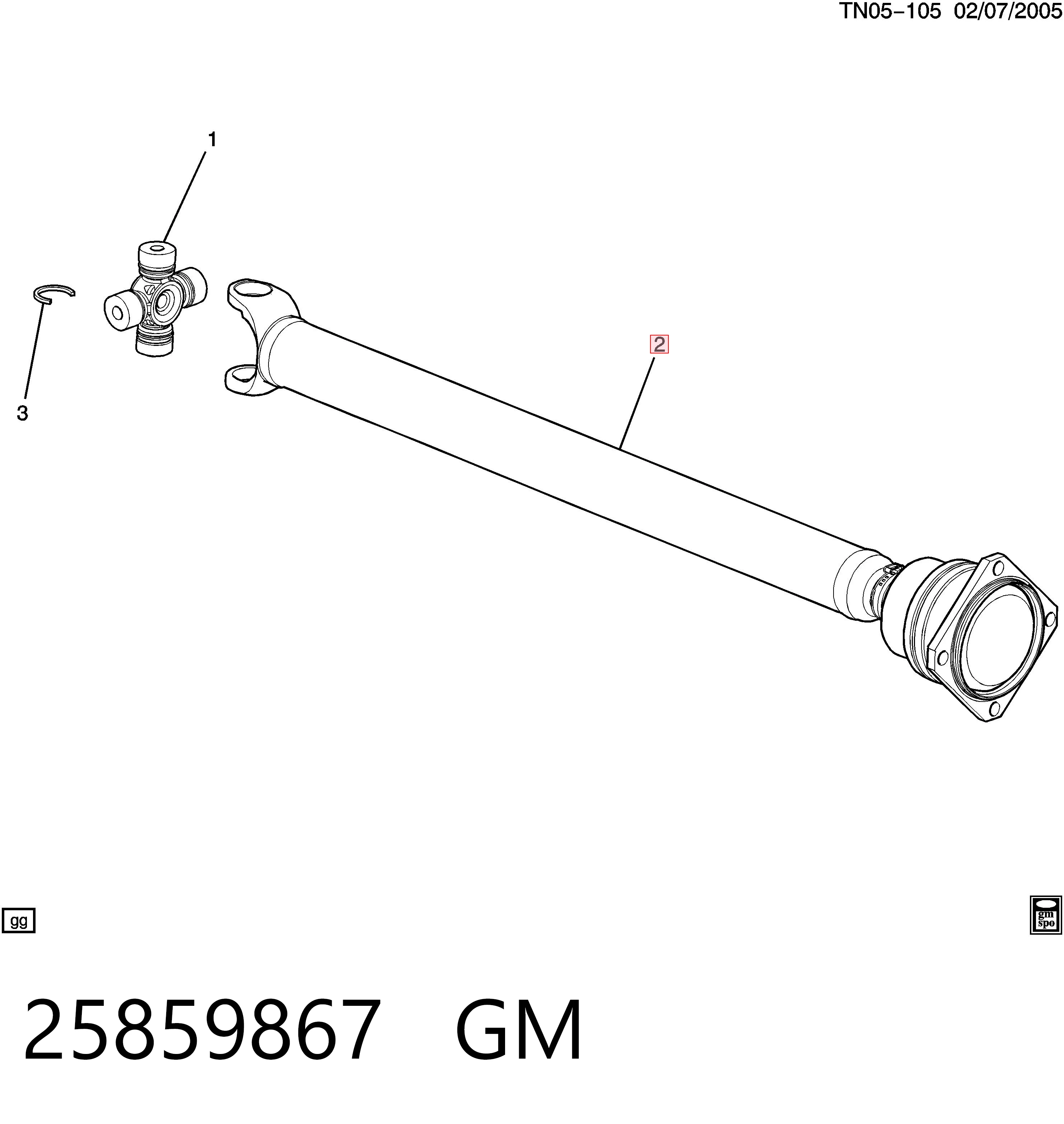 10376298 Opel Кардан передній