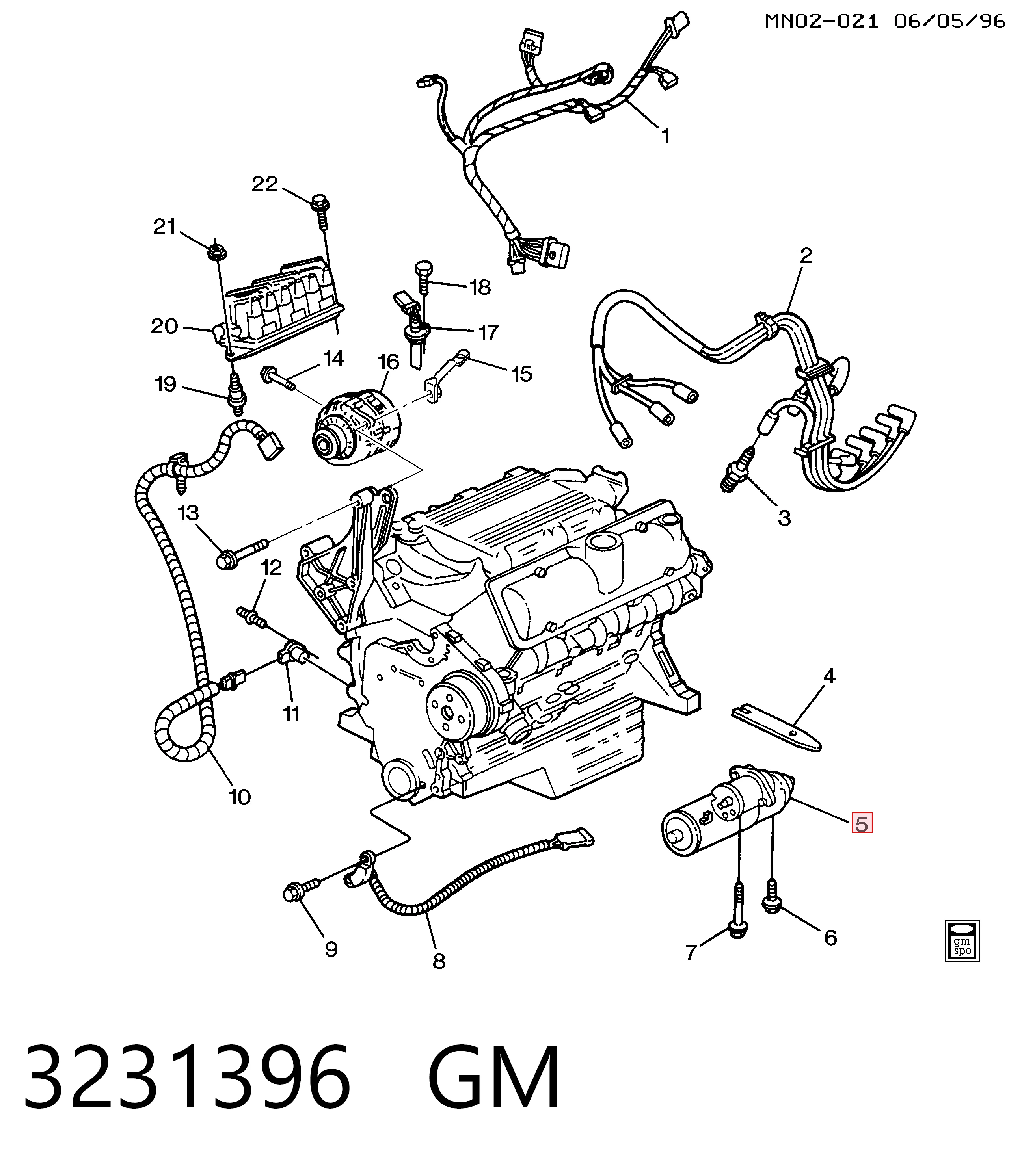 Стартер автомобільний Opel 10465459