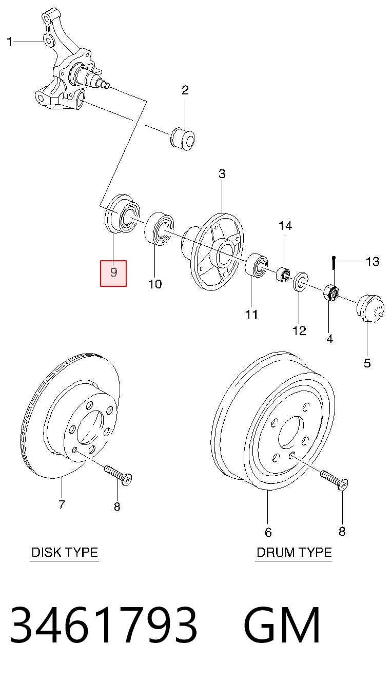 Сальник задньої маточини Parts-Mall P94535474 ціна, від 0.91 USD