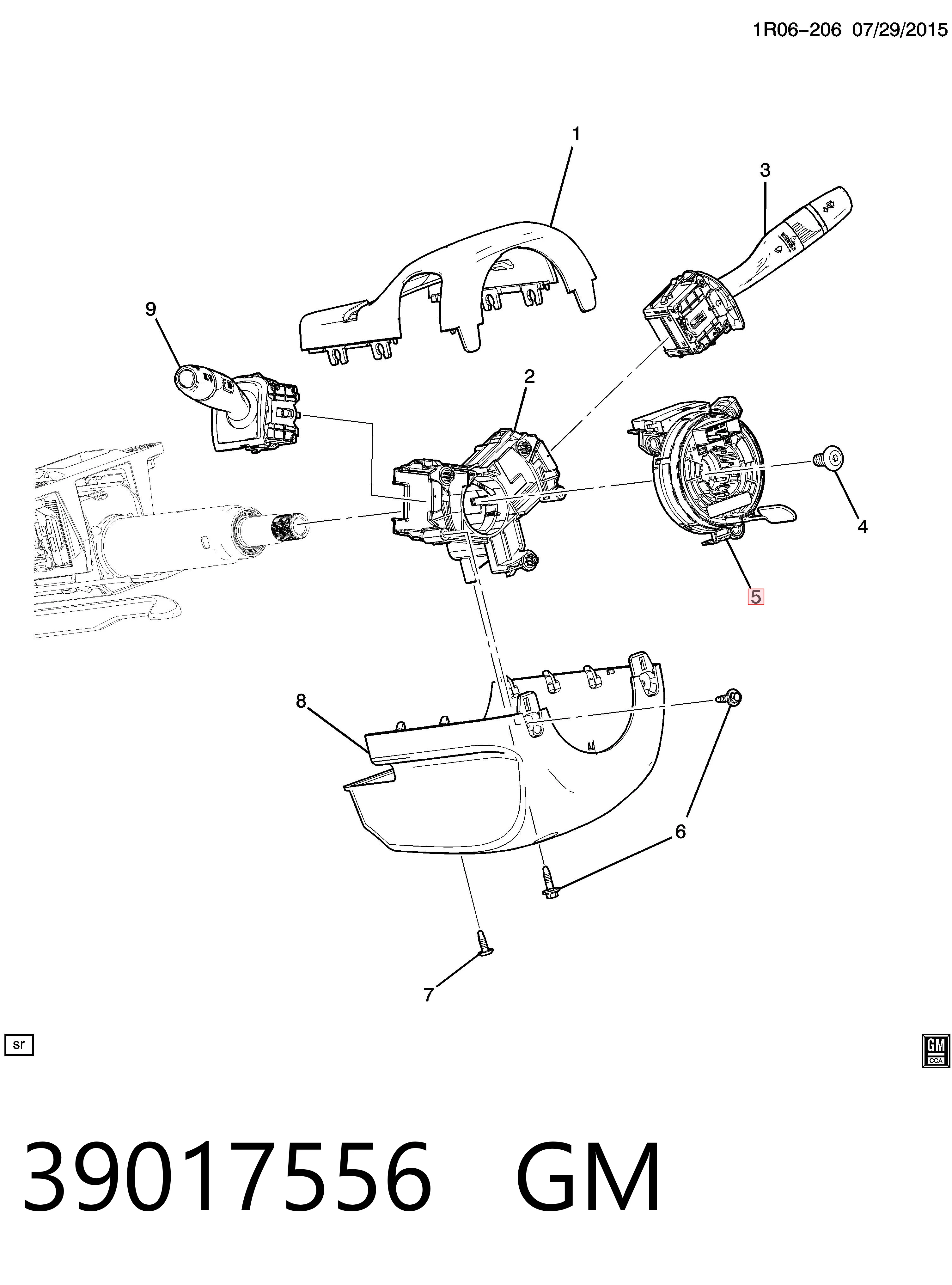 39017556 Peugeot/Citroen Шлейф Airbag