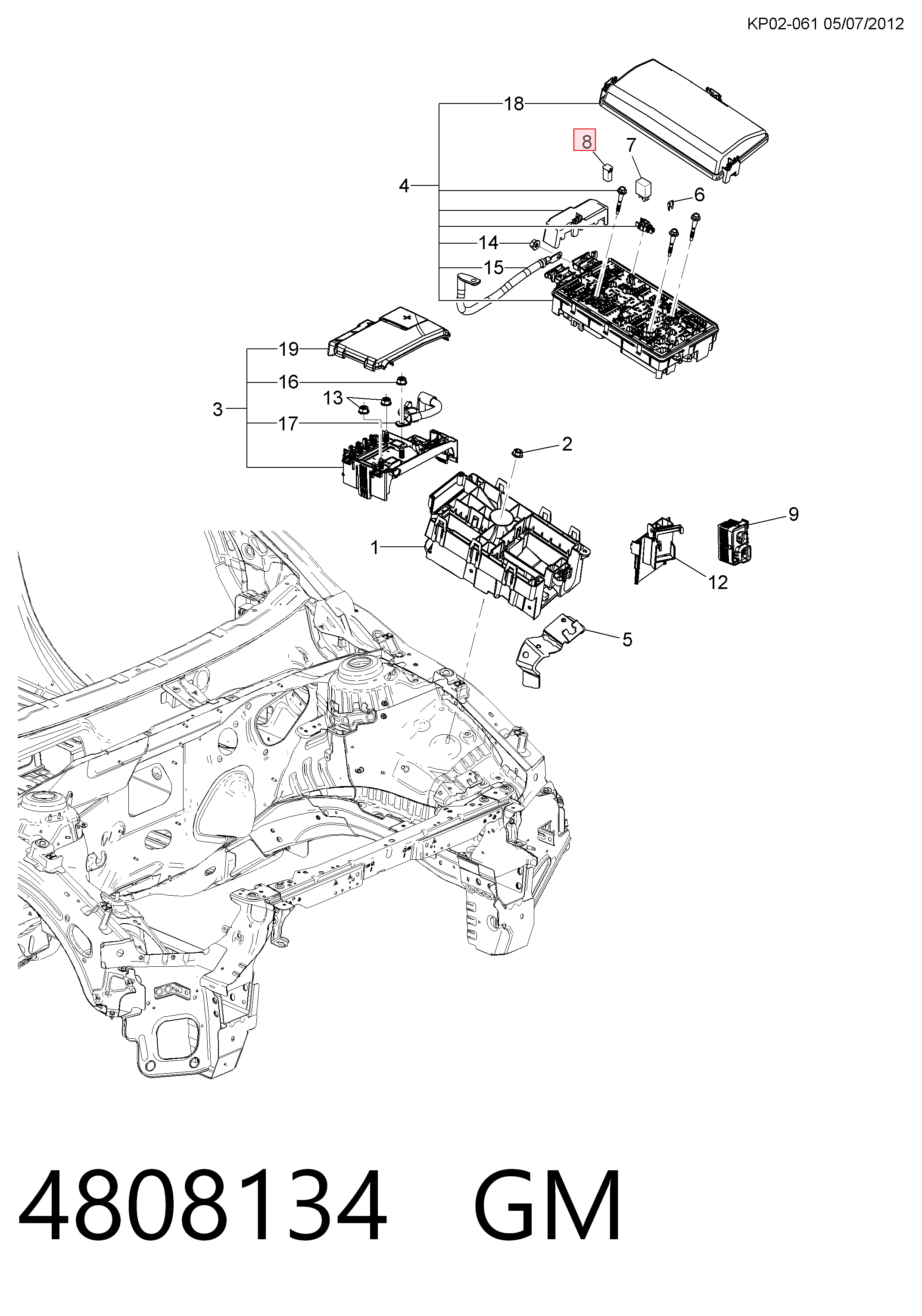 Запобіжник 96377976 Opel