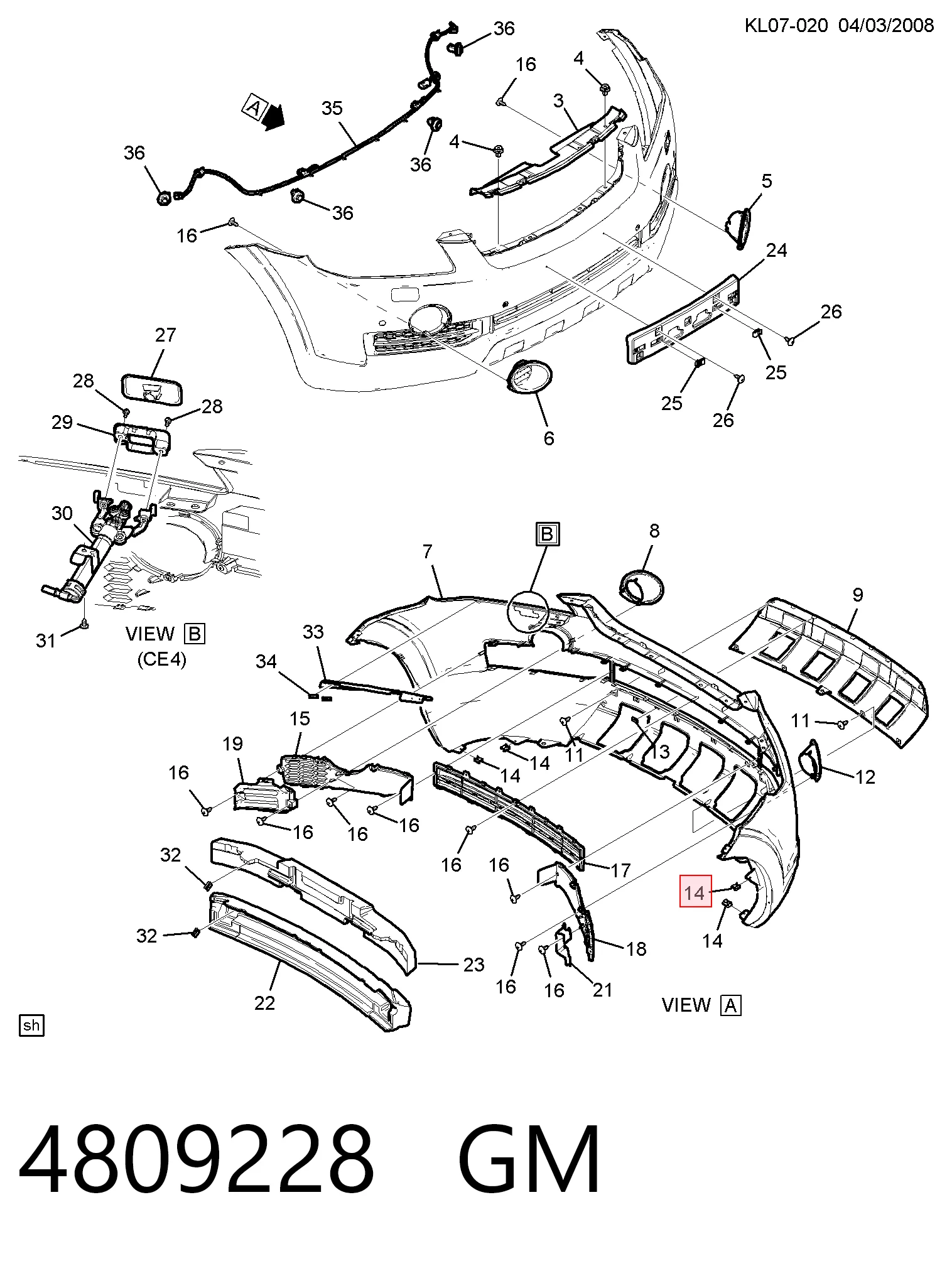 Пістон (кліп) кріплення бризковика 94515250 Peugeot/Citroen