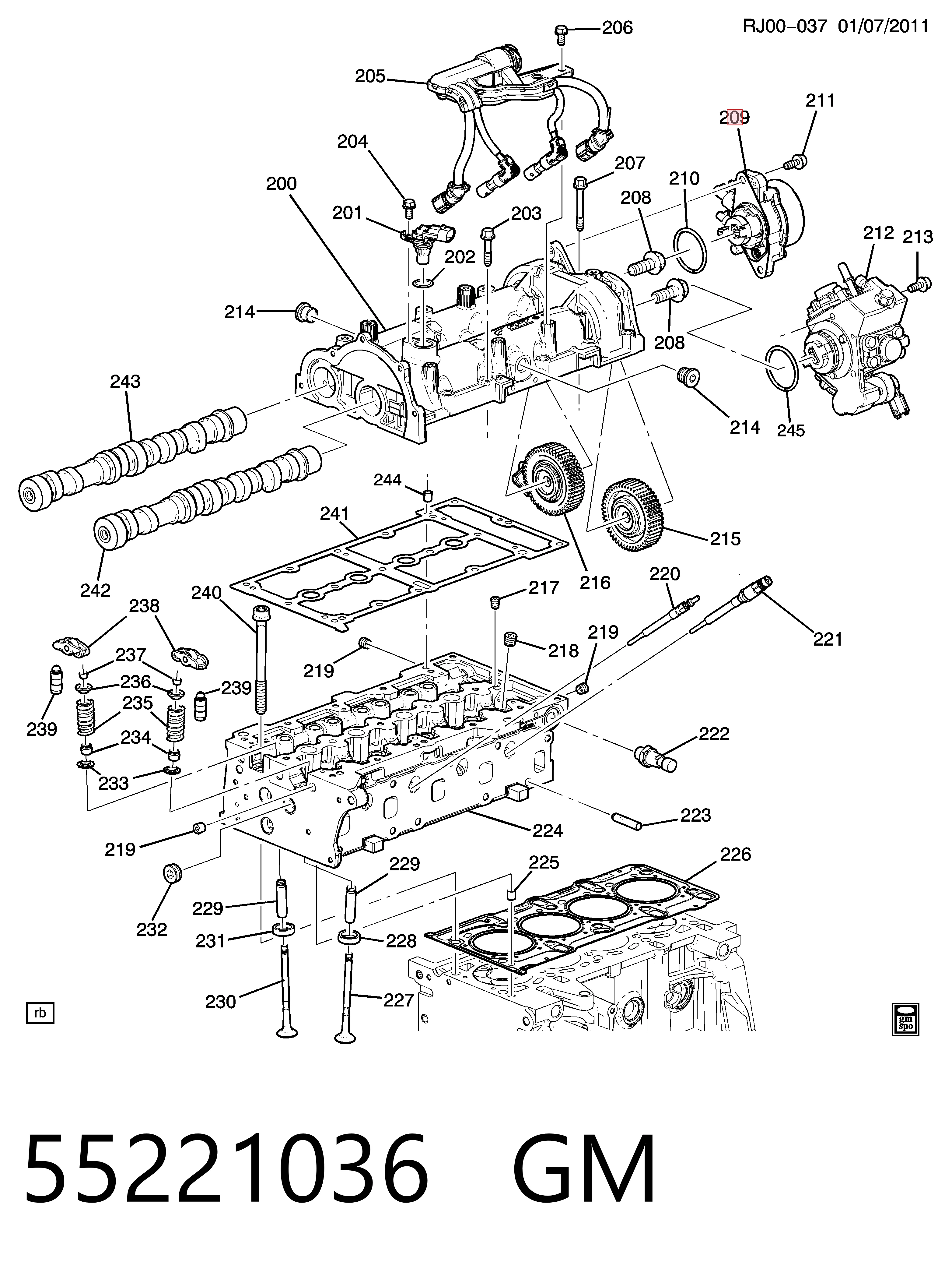 1853569 Ford Насос вакуумний