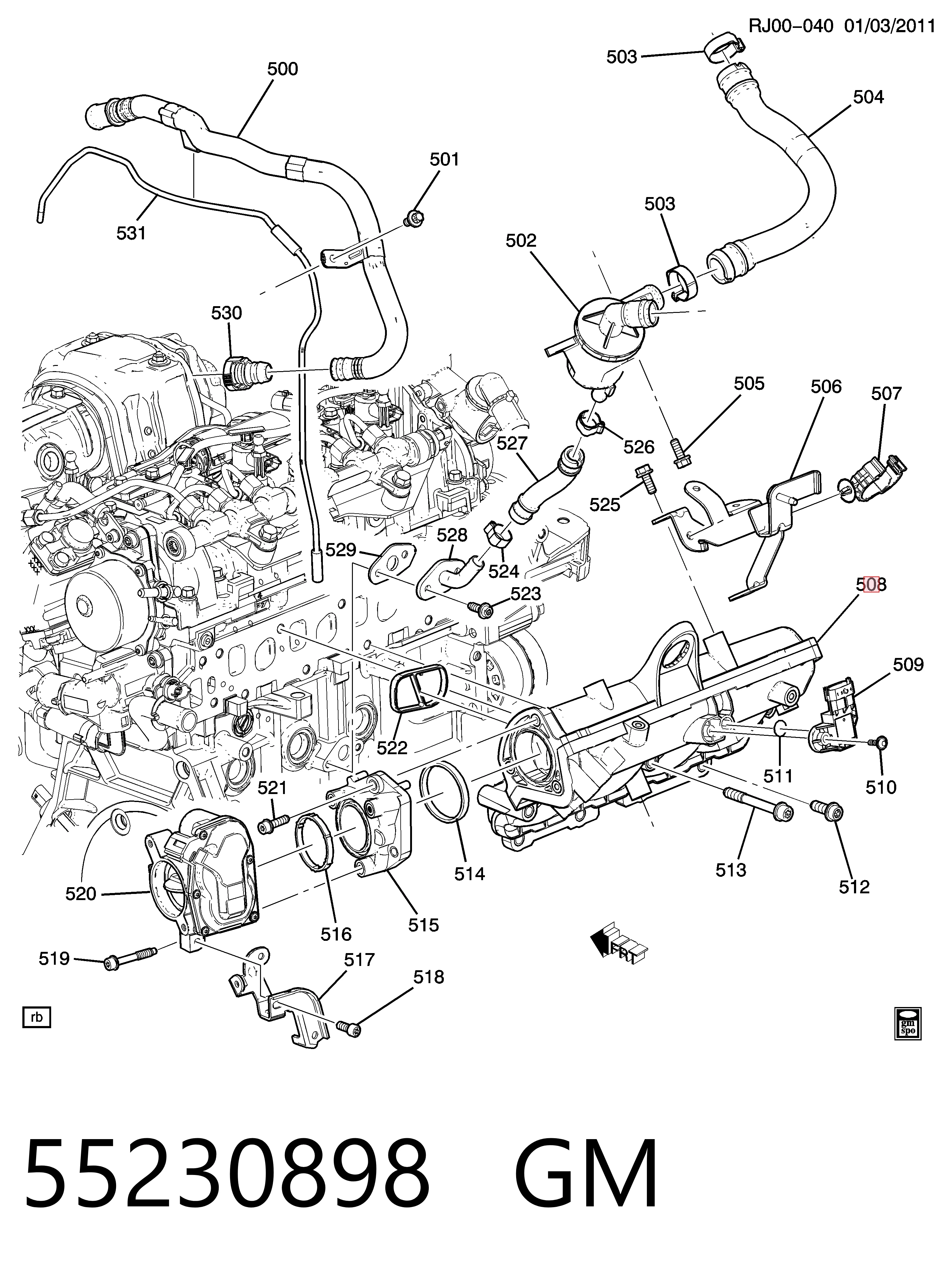 Колектор впускний Fiat Panda II хетчбек (169A) (2003 - 2013) ціна, від 24.67 USD