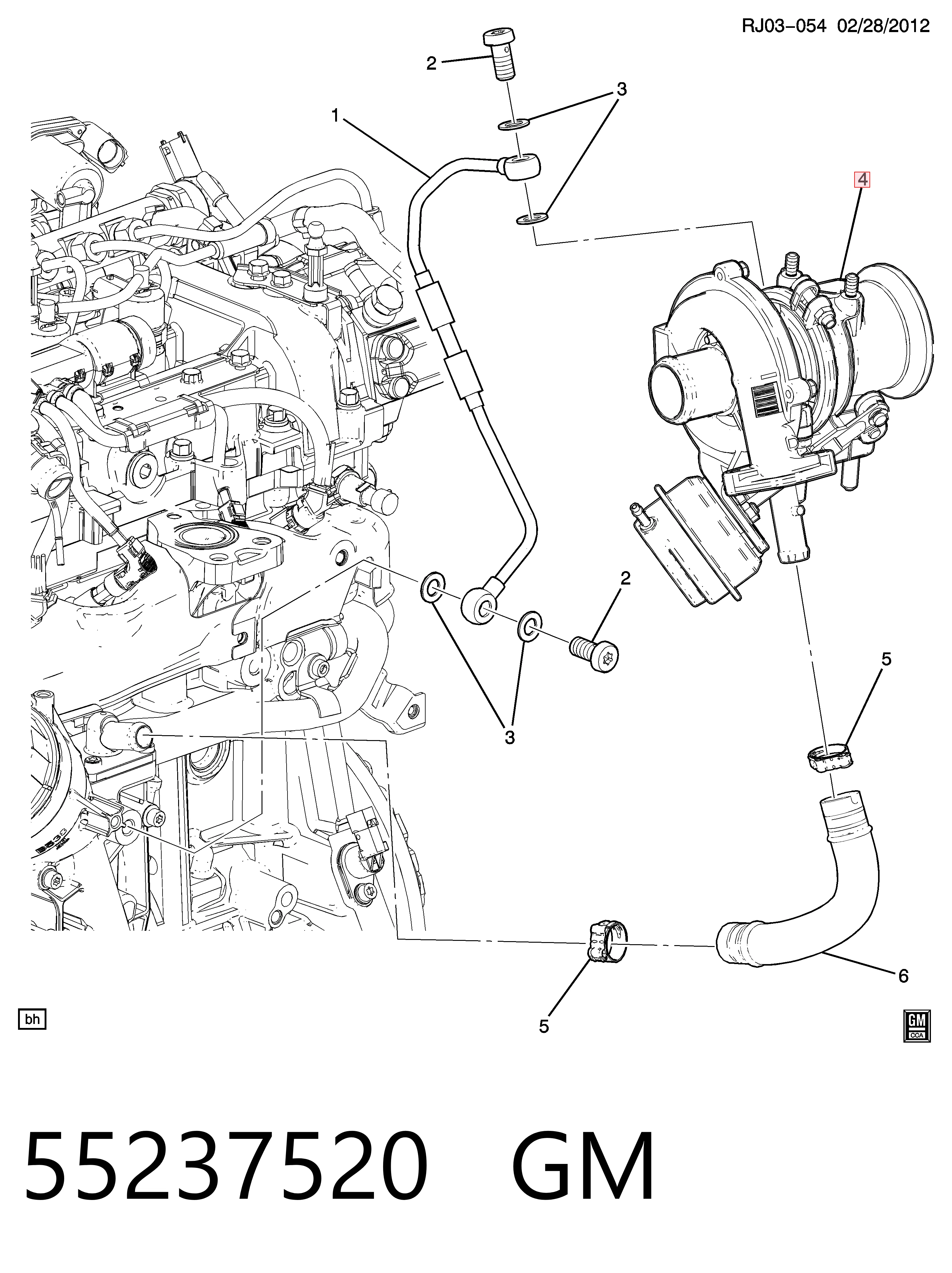 Турбіна Magneti Marelli TBM0063 ціна, від 307.17 USD