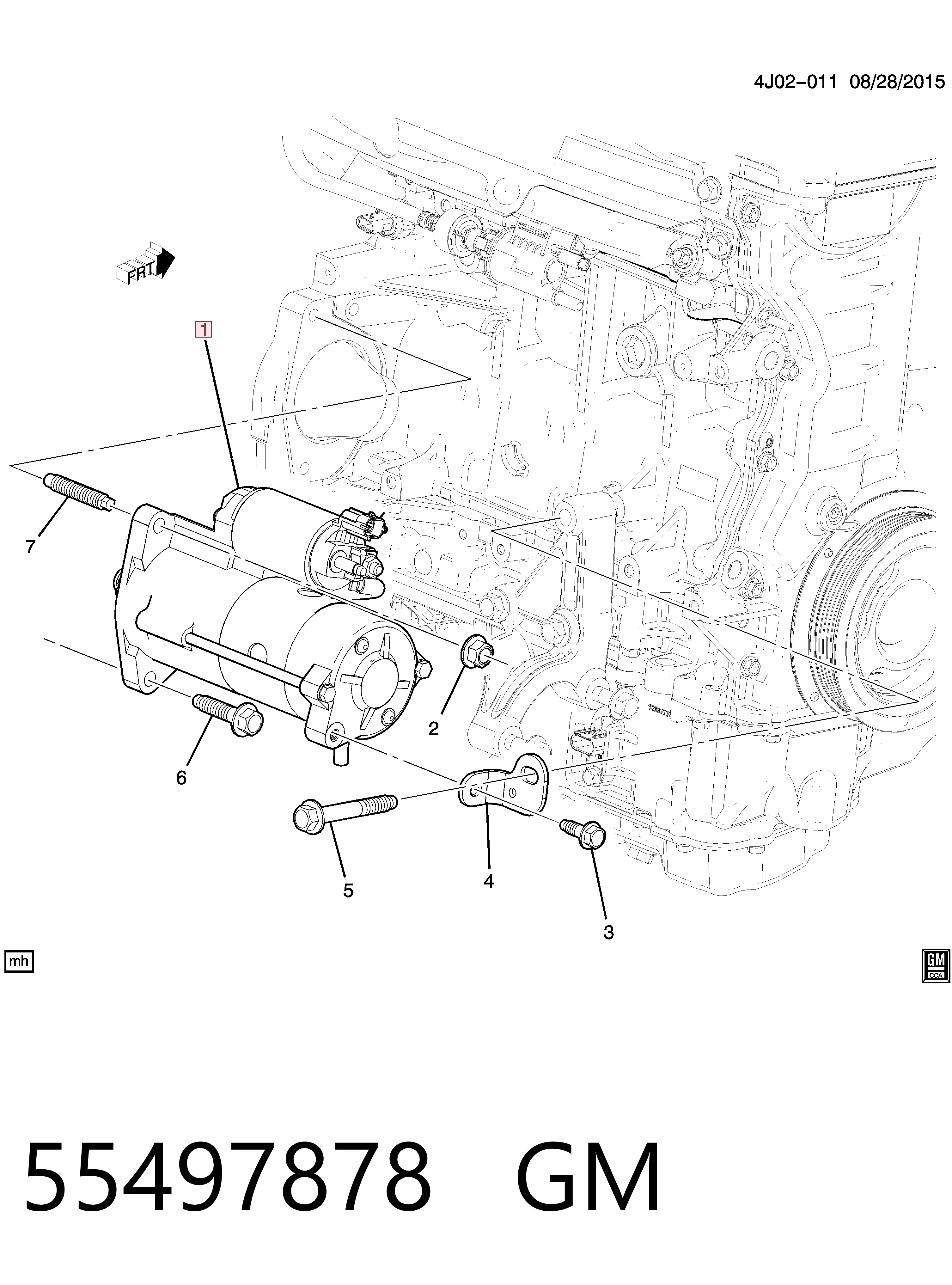Купити Стартер Opel Meriva B 