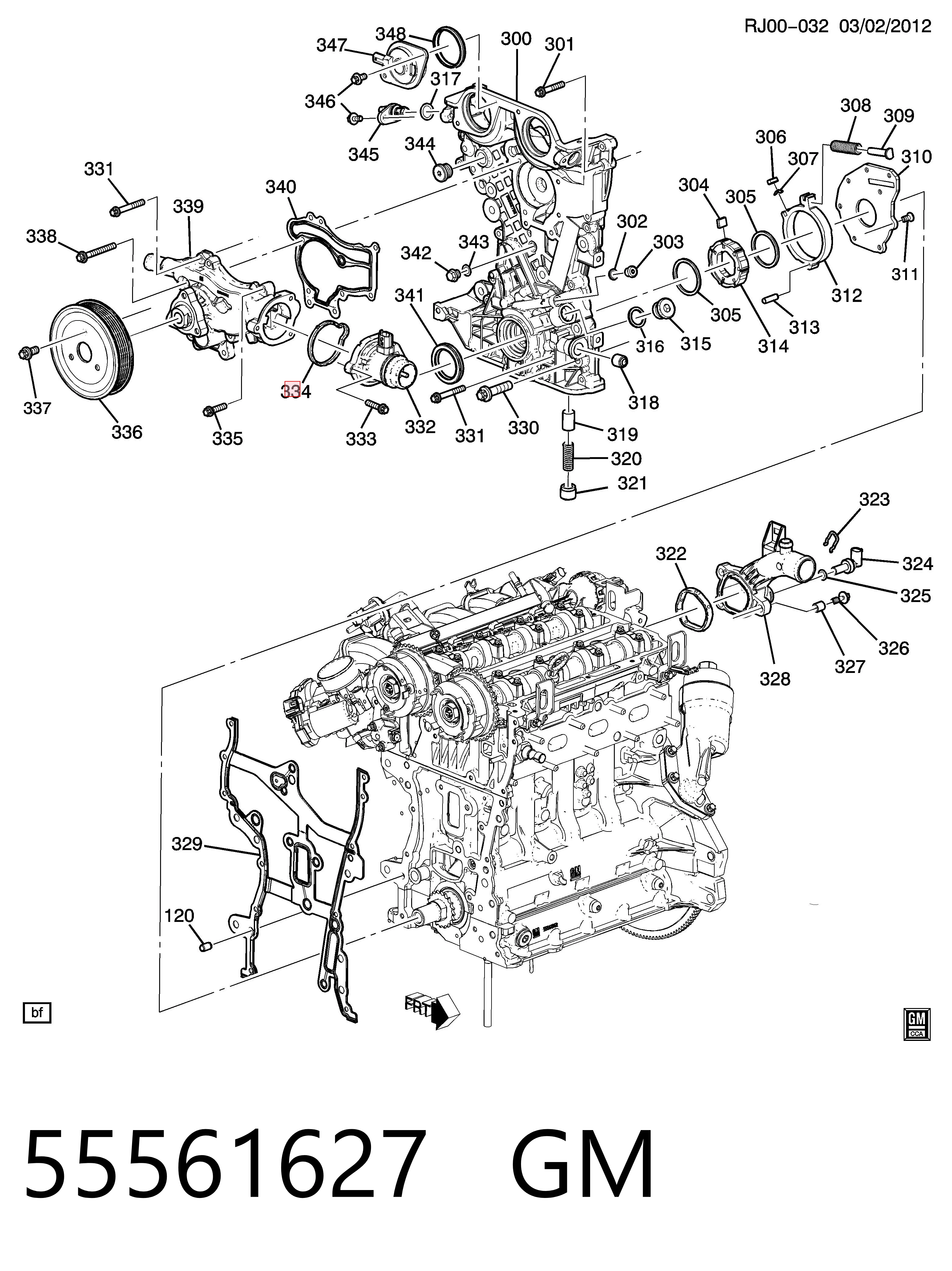 Автомобільний термостат Opel 55561627 ціна, від 6.82 USD