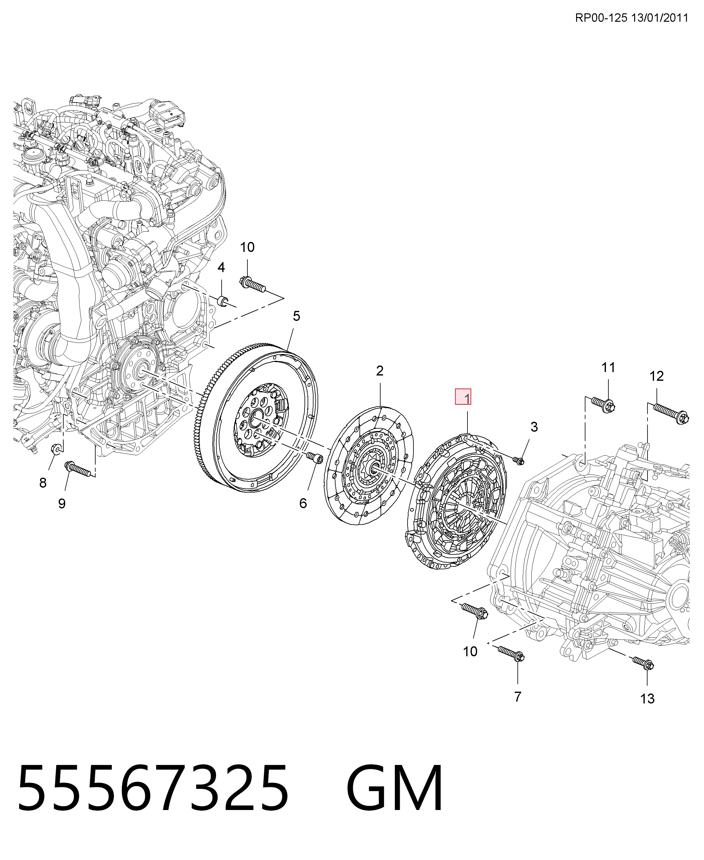Пелюстковий кошик зчеплення Peugeot/Citroen 55576088 ціна, від 57.25 USD