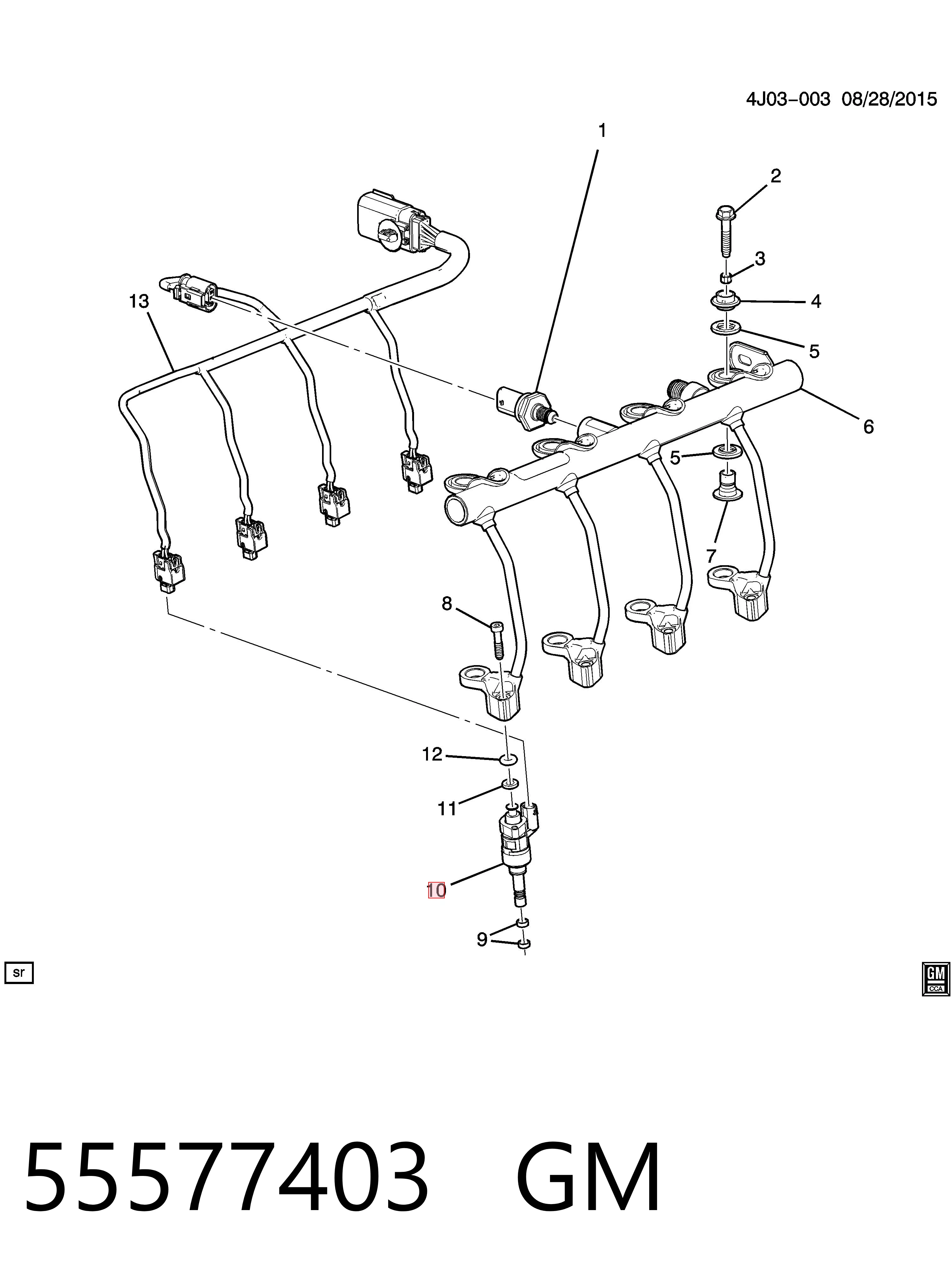 Купити FJ1293 Standard Форсунка дизельна в зборі, розпилювач + тримач