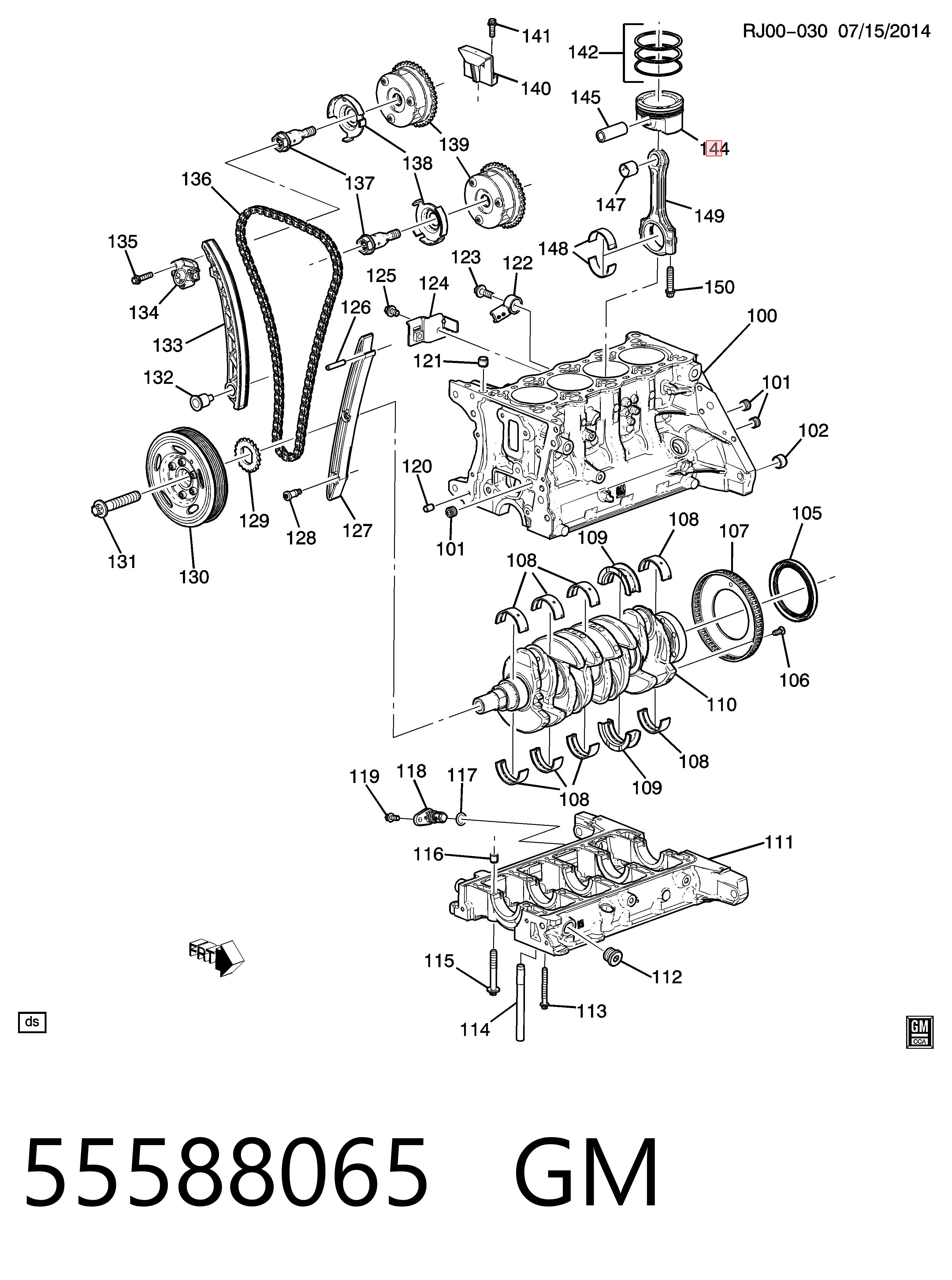 011PI00110000 Mahle Original Поршня на 1 циліндр, STD