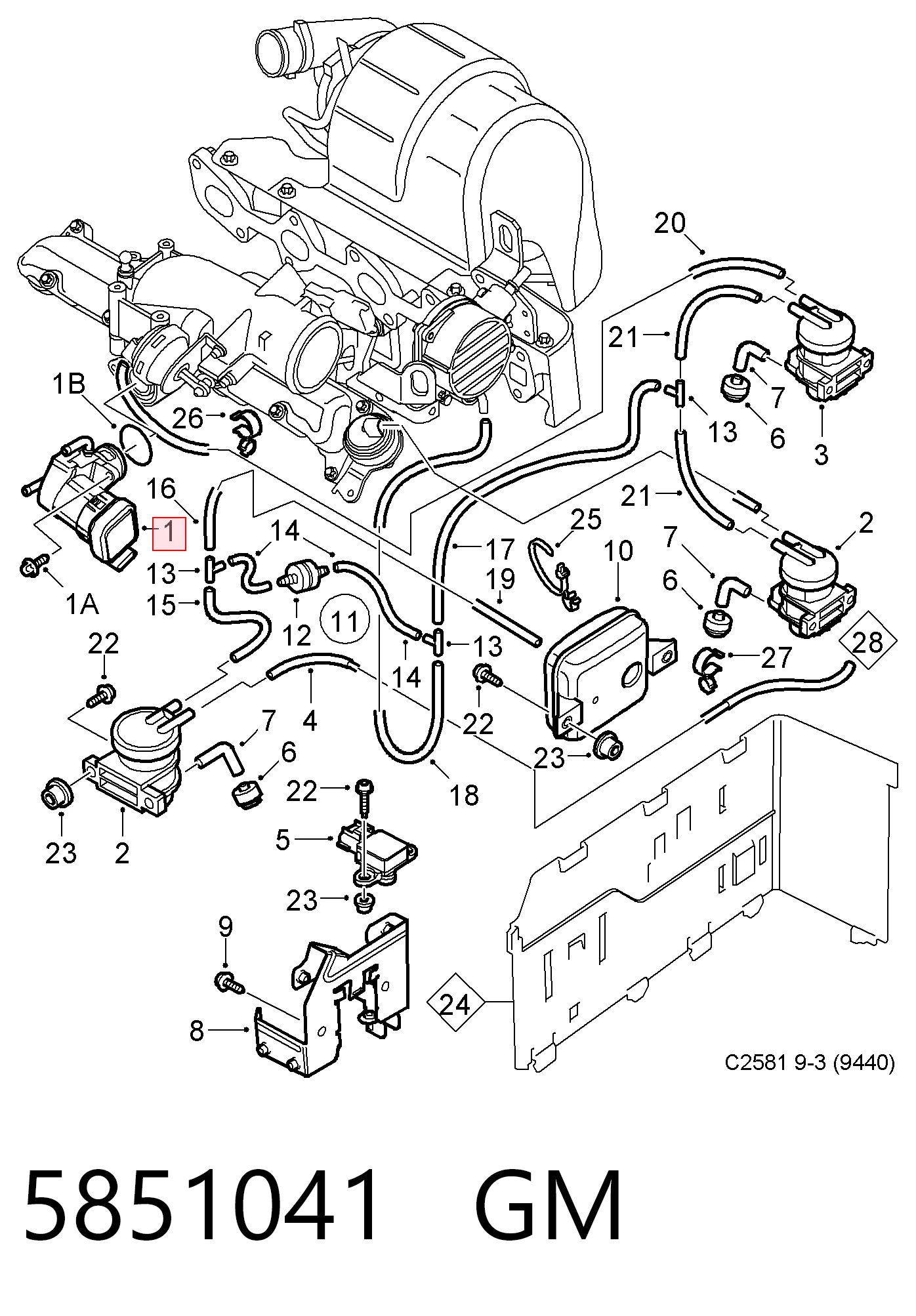 Клапан EGR VALEO 703236 ціна, від 262.37 USD