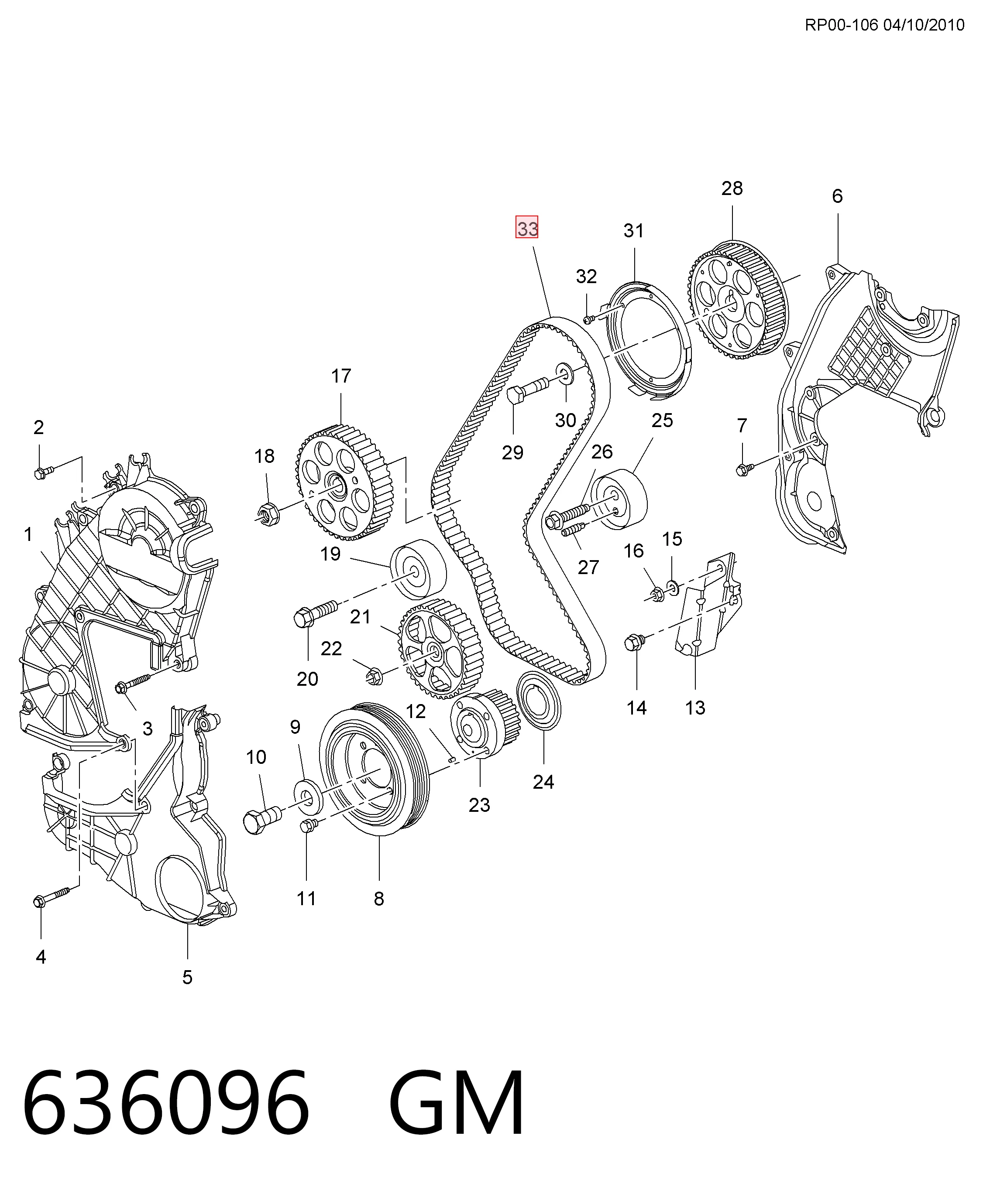 Зубчастий ремінь Peugeot/Citroen 55597241 ціна, від 33.04 USD