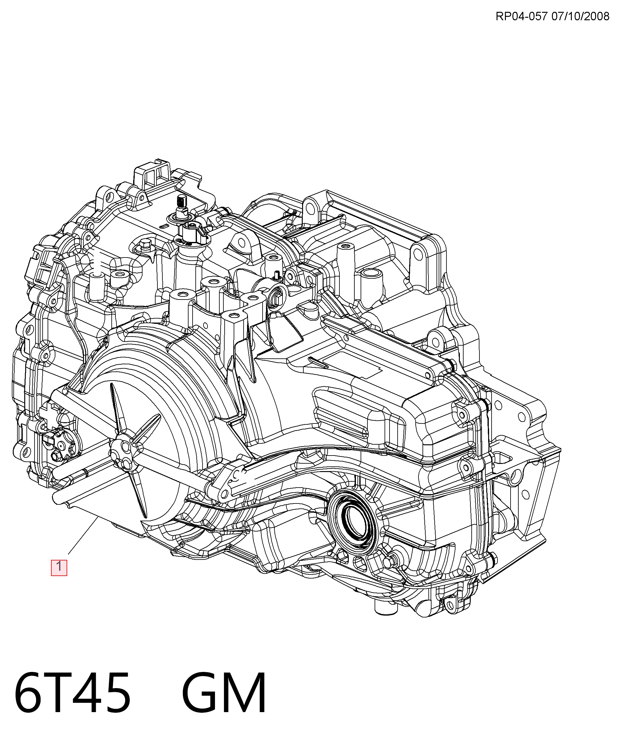 6T45 General Motors Автоматична коробка передач