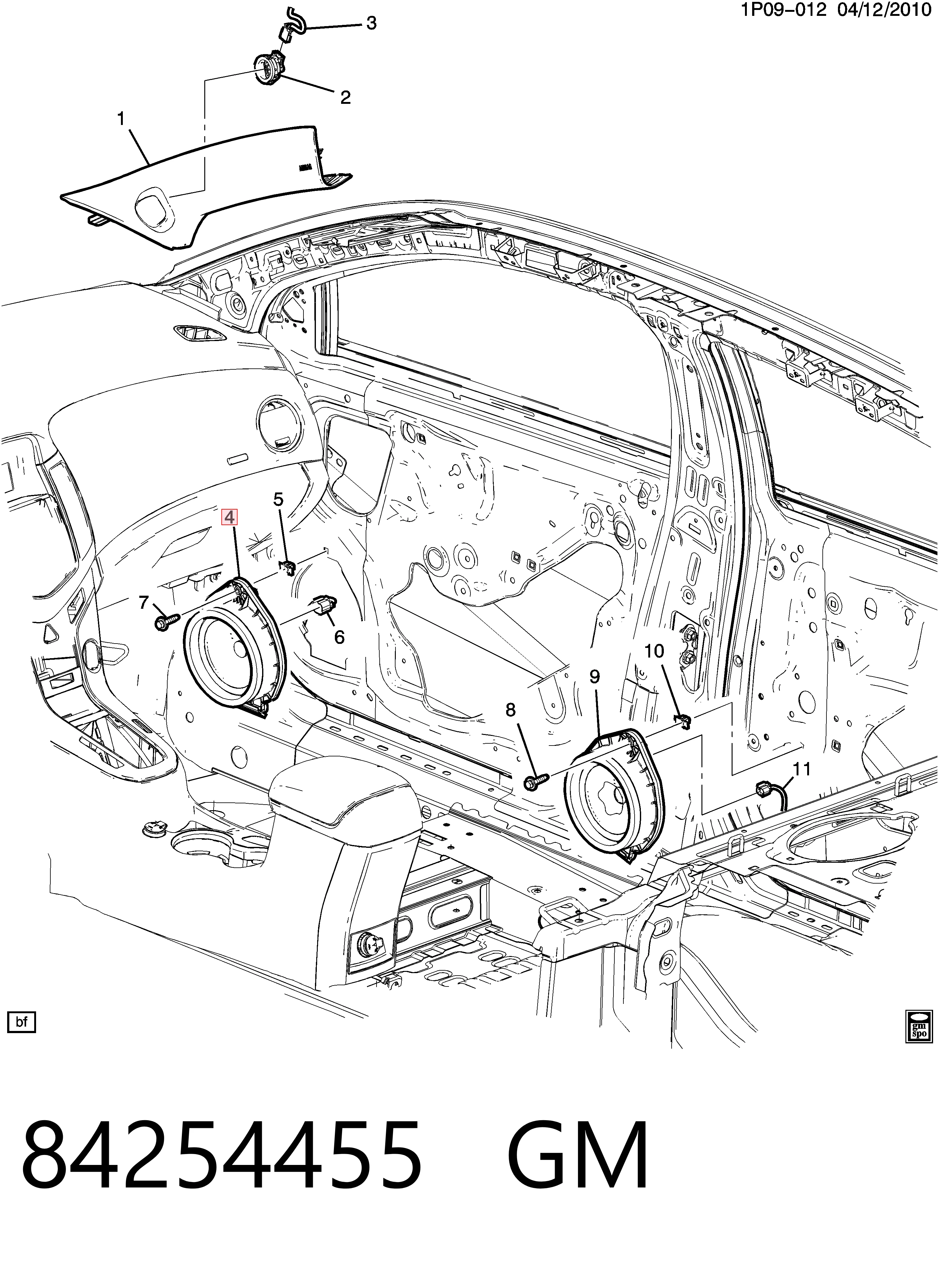 84254455 Opel 