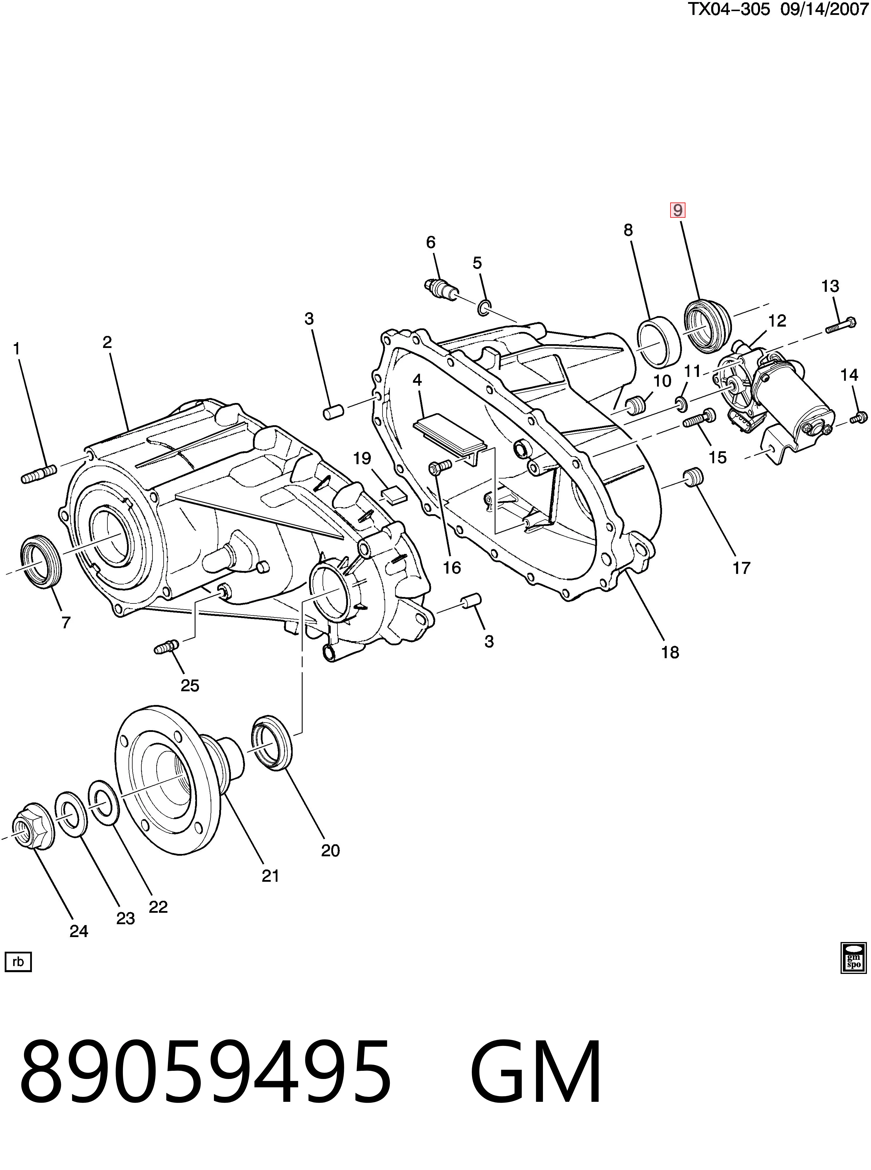 Купити F4TZ7B215B Ford Сальник роздавальної коробки, задній вихідний