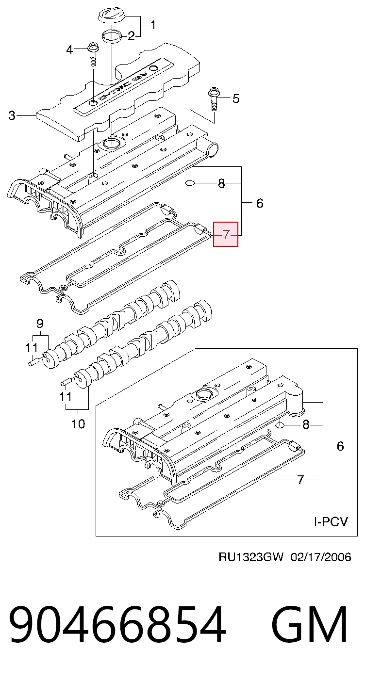 Прокладка клапанної кришки двигуна AND 30109057 ціна, від 3.34 USD
