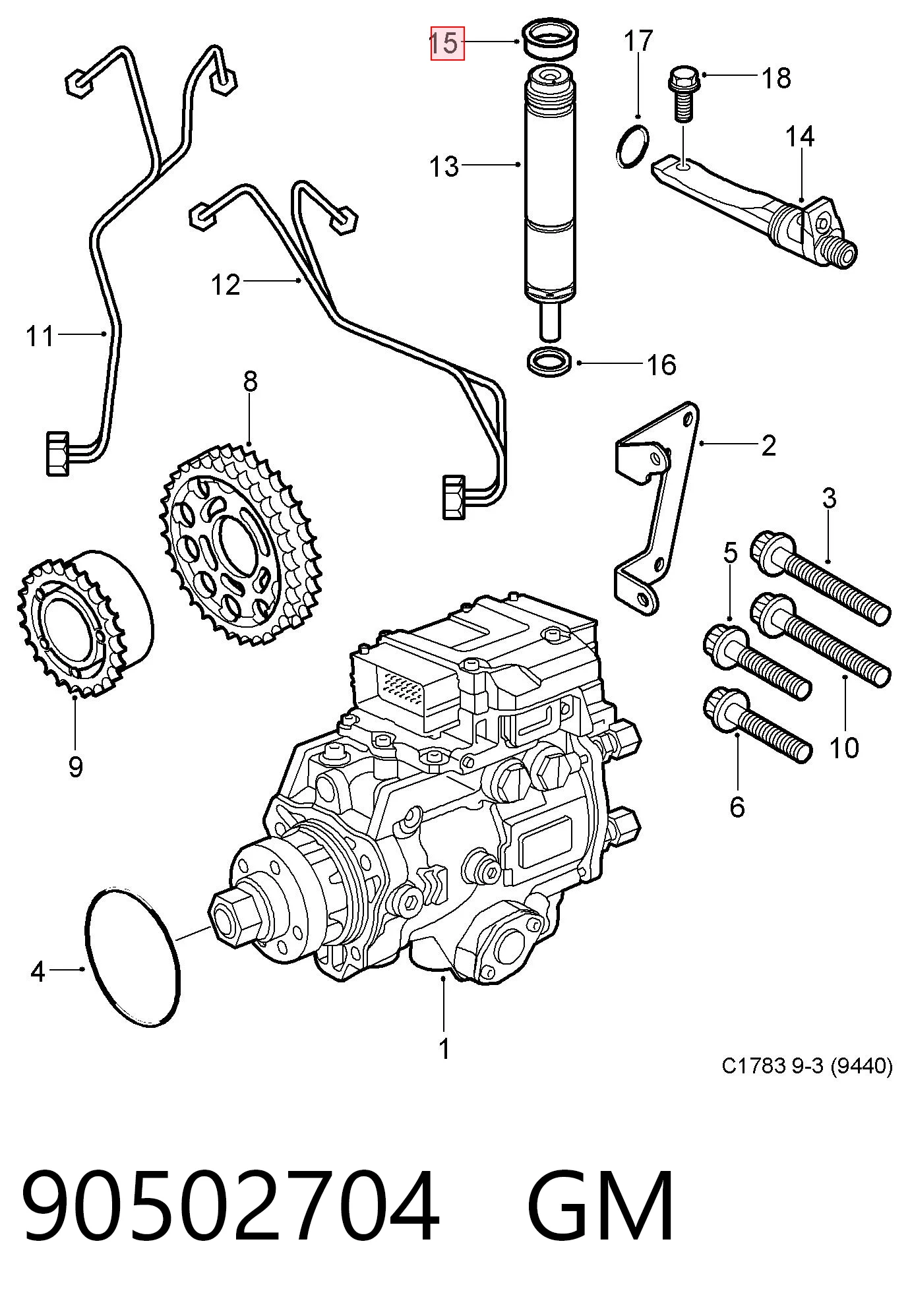 Форсунки (ремкомплект) Opel Zafira A мінівен (F75) (1999 - 2005) ціна, від 321.09 UAH