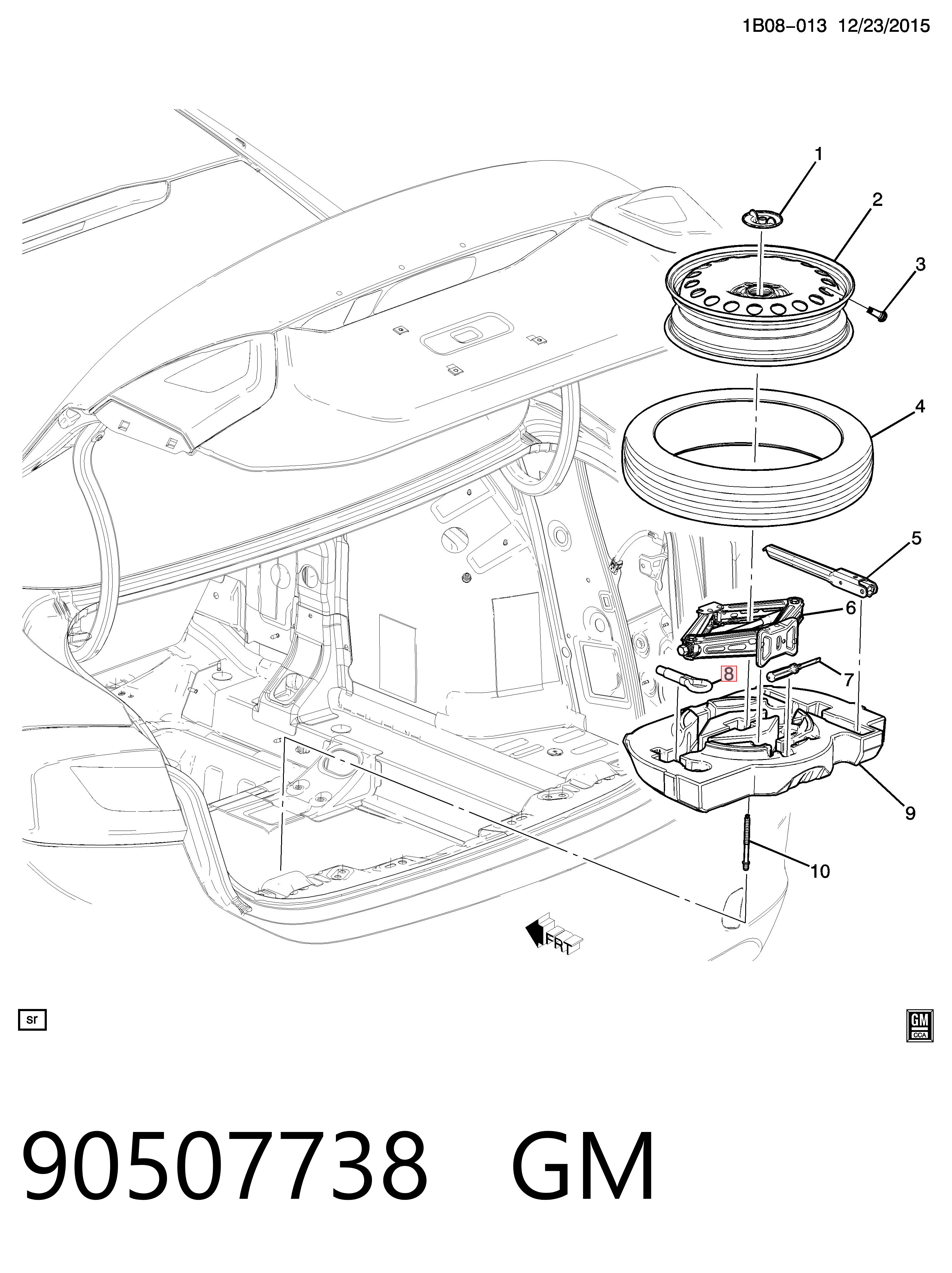 Крюк буксирувальний передній на Opel Astra H L35