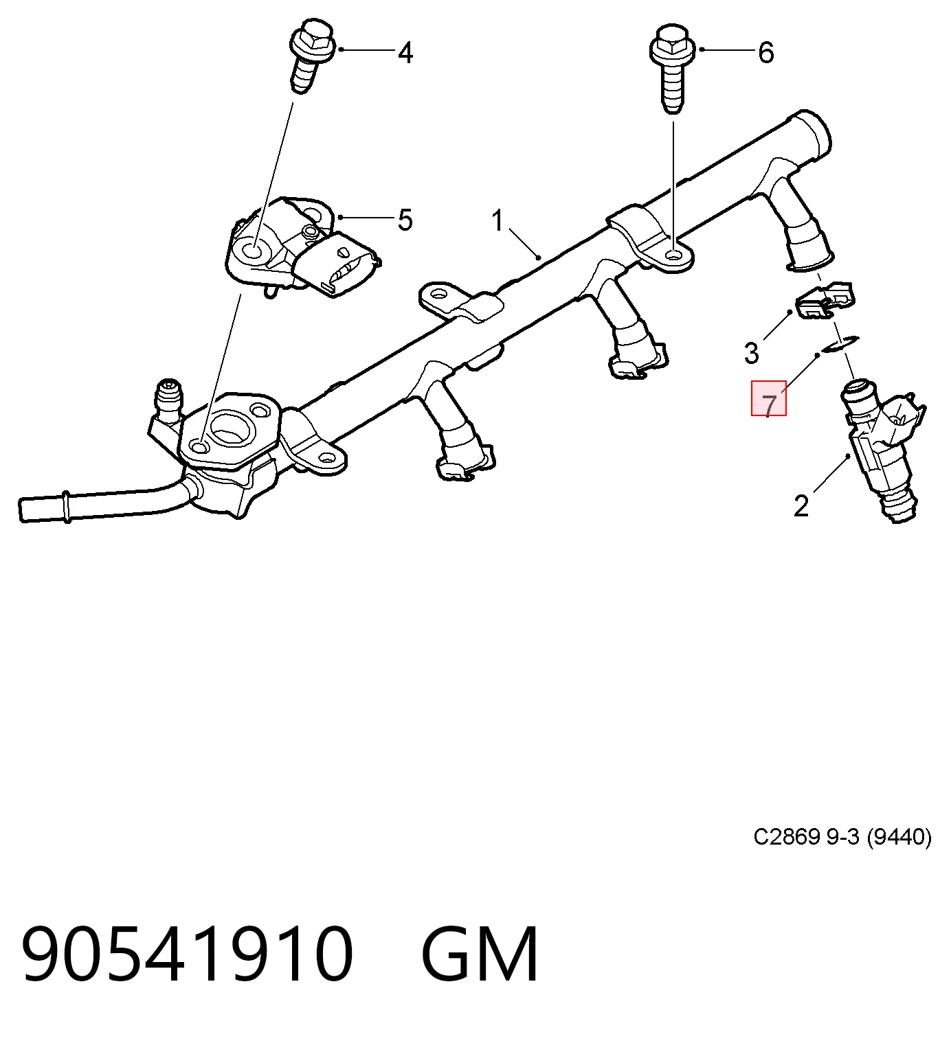 7701063219 Renault (RVI) Кільце інжектора