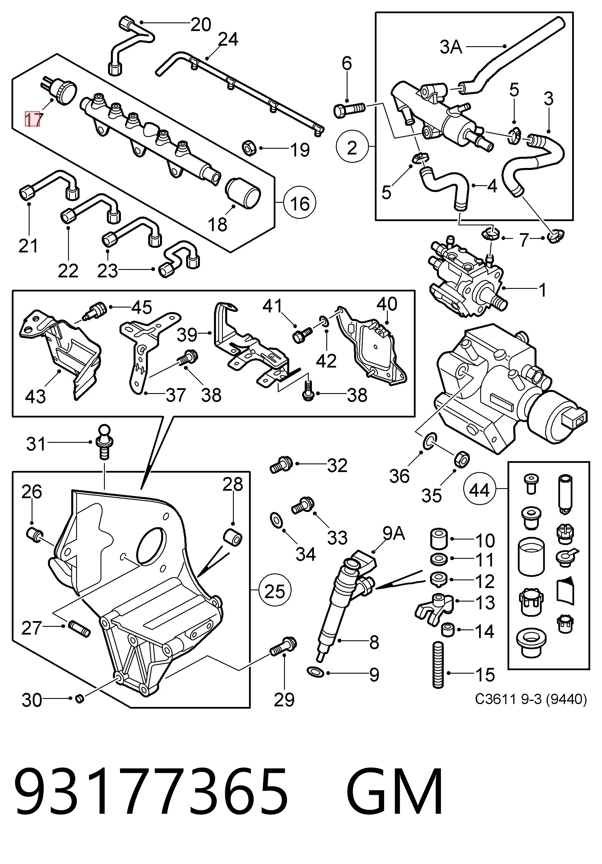 Купити APS134 Magneti Marelli Датчик тиску палива