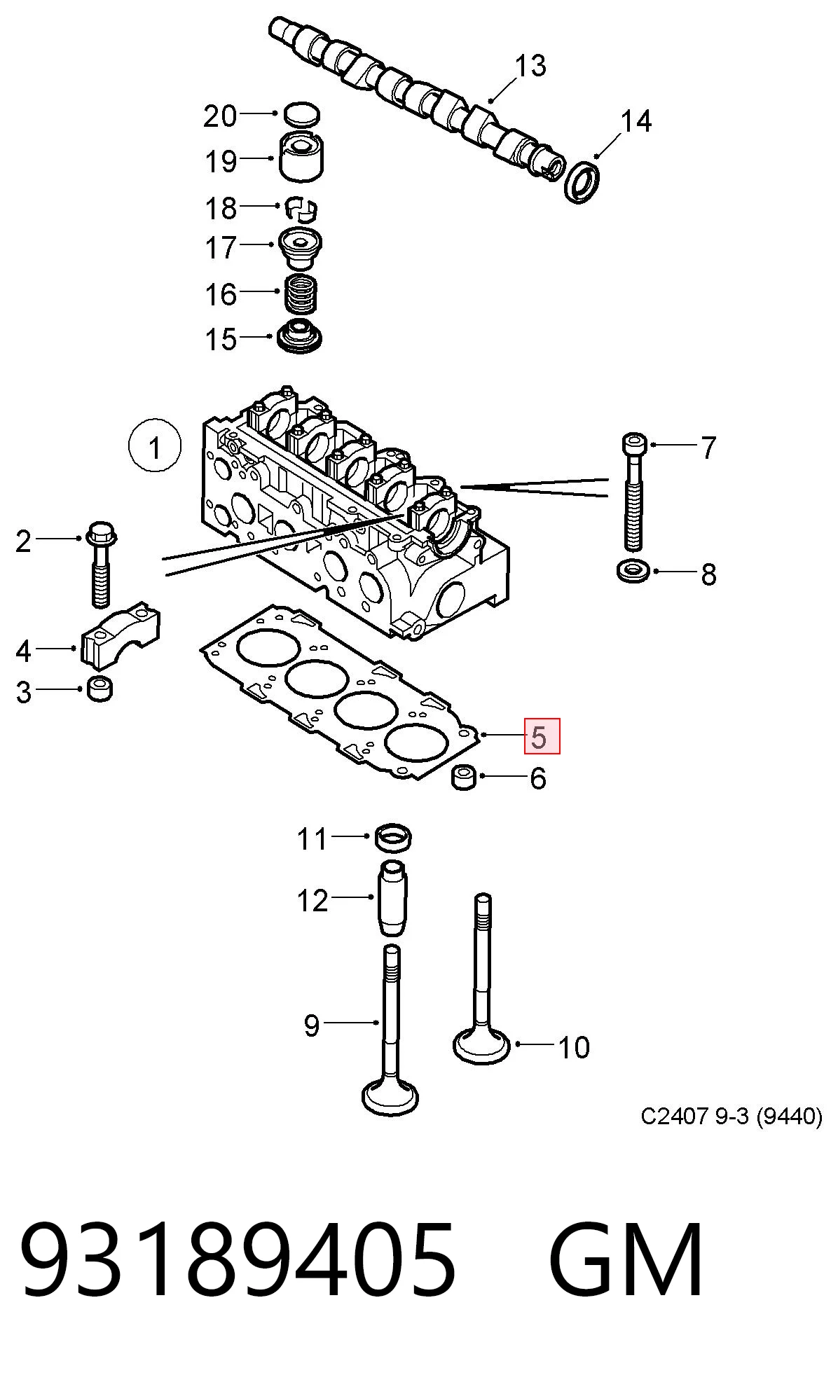 Прокладка ГБЦ Alfa Romeo 147 хетчбек (937) (2001 - 2010) ціна, від 22.12 USD