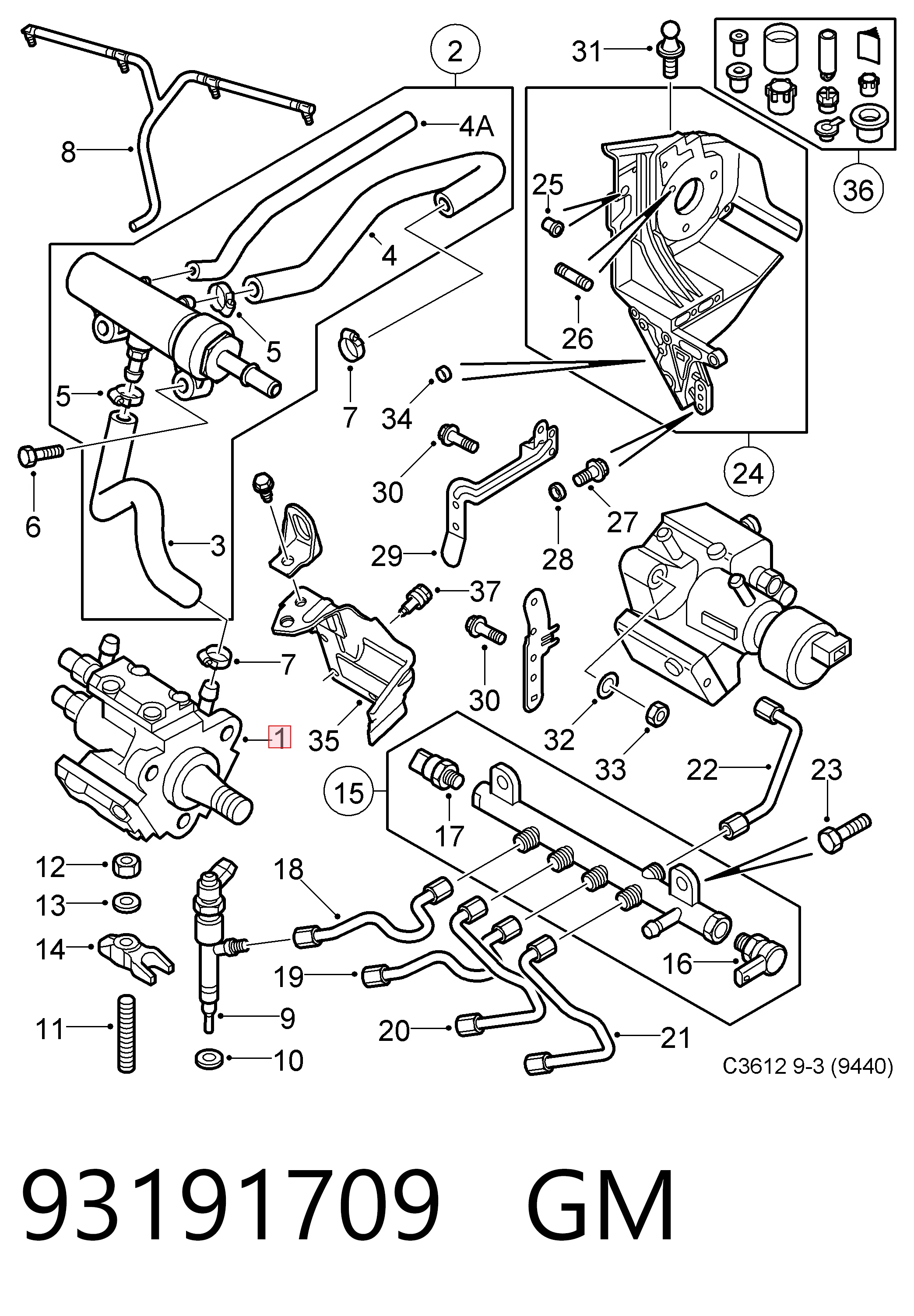 Насос паливний високого тиску Fiat/Alfa/Lancia 55230478 ціна, від 114.02 USD