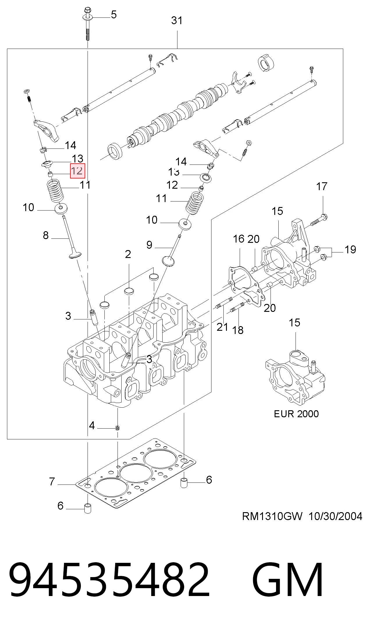 Купити 4708944 Opel Сальник клапана