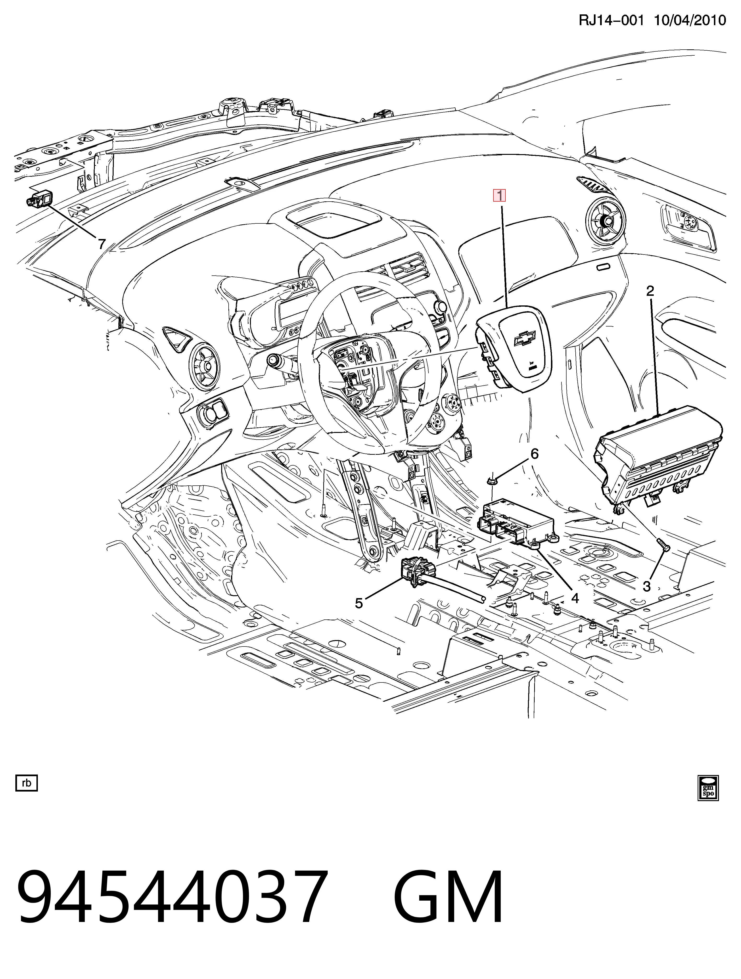 Подушка Айрбег водія Opel 94544037 ціна, від 112.87 USD