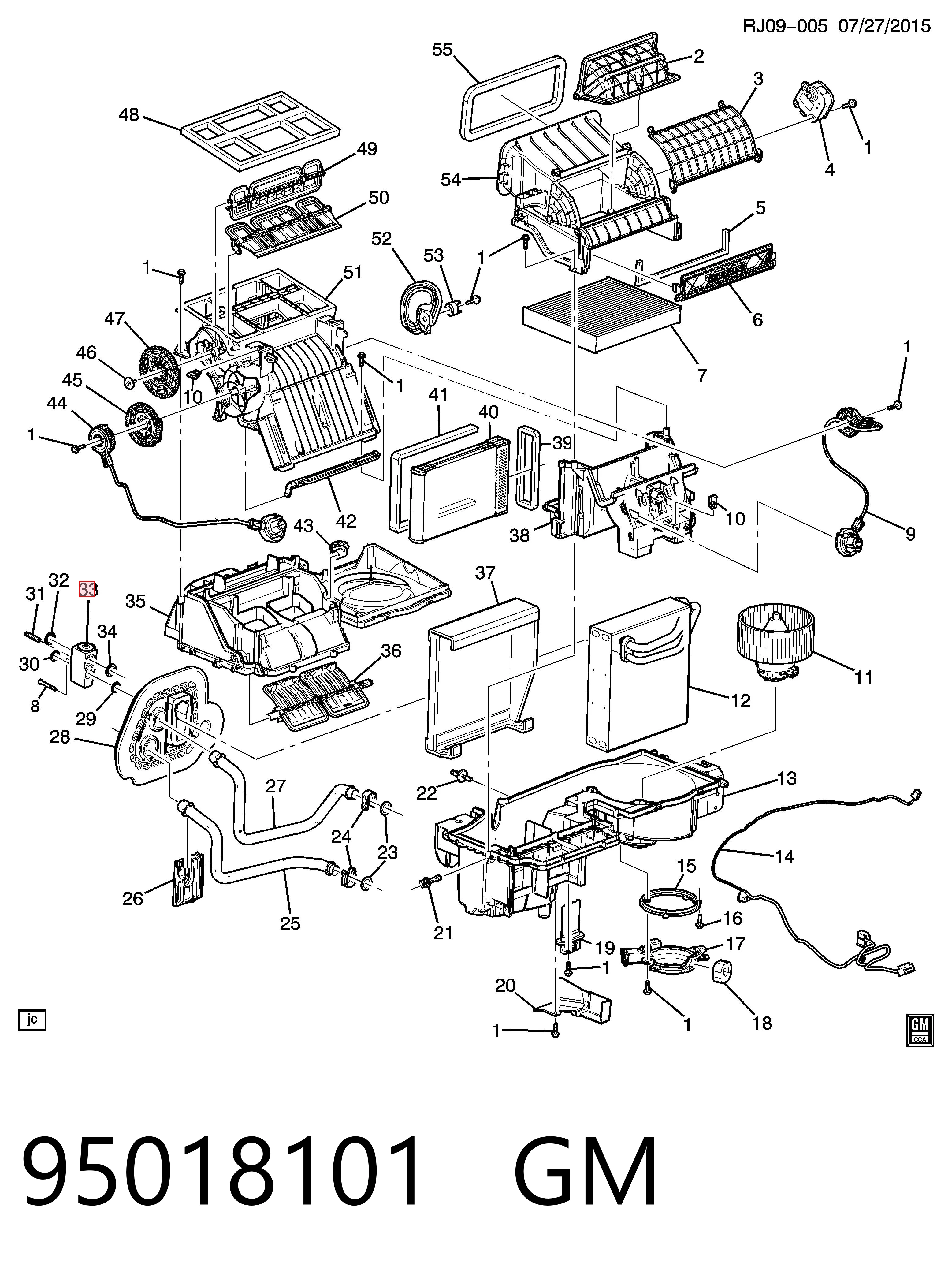 Клапан TRV, кондиціонера 95018101 Opel