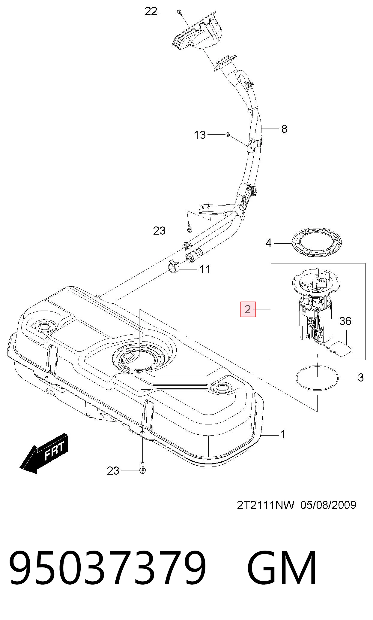 Паливний насос електричний, занурювальний Opel 95037379 ціна, від 13.89 USD