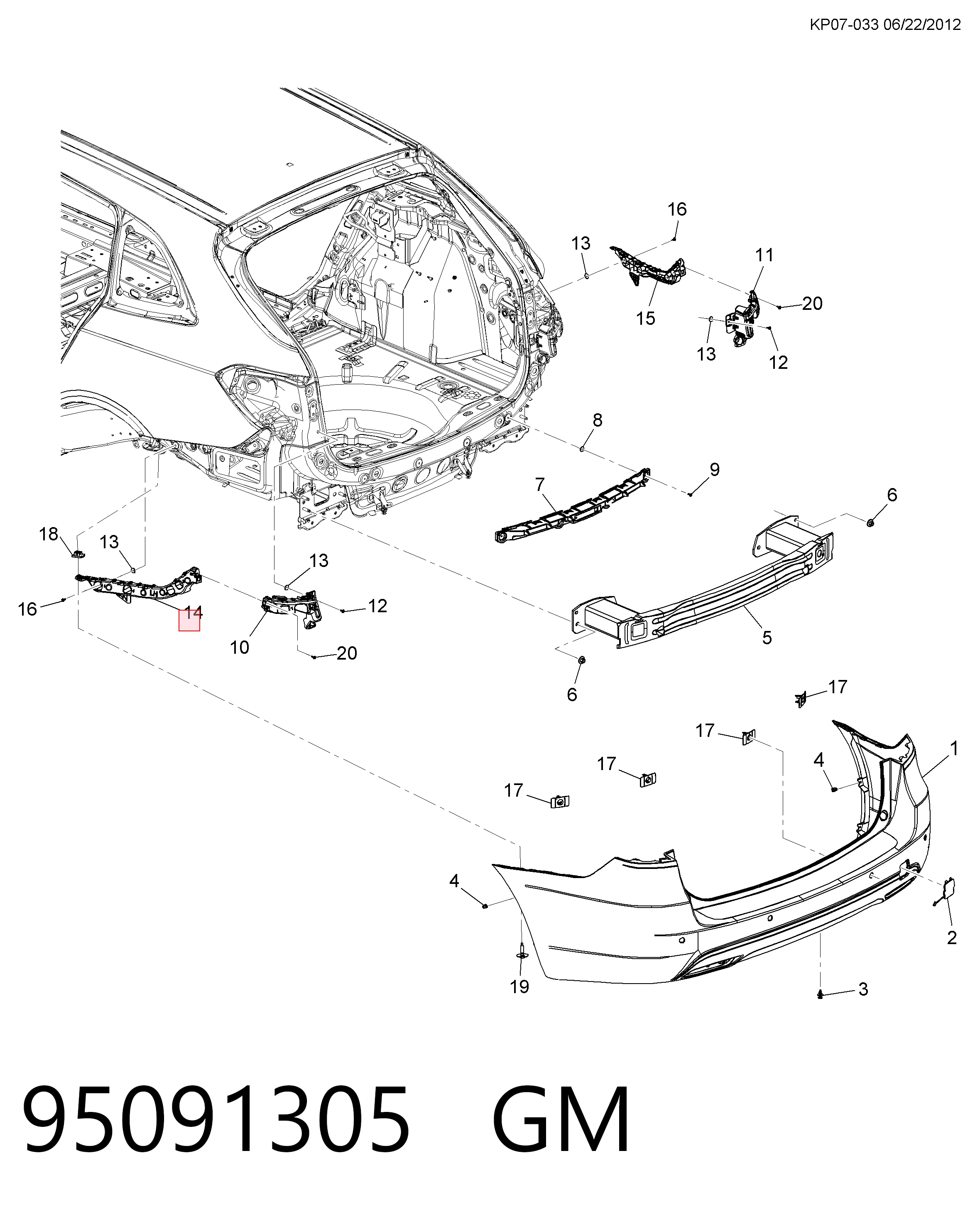 95091305 General Motors