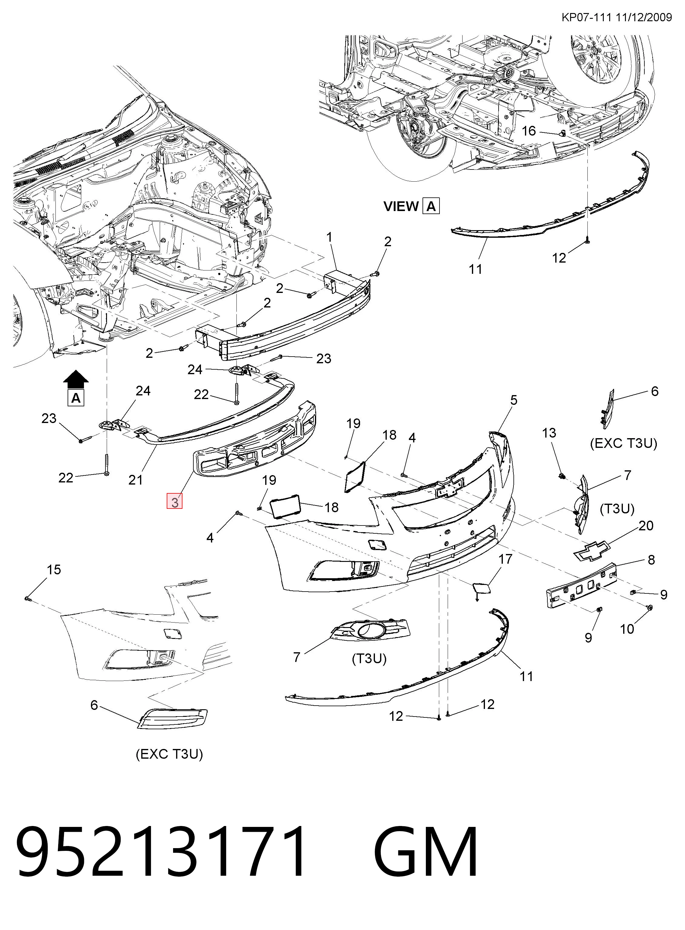 95400527 Peugeot/Citroen Наповнювач бампера переднього